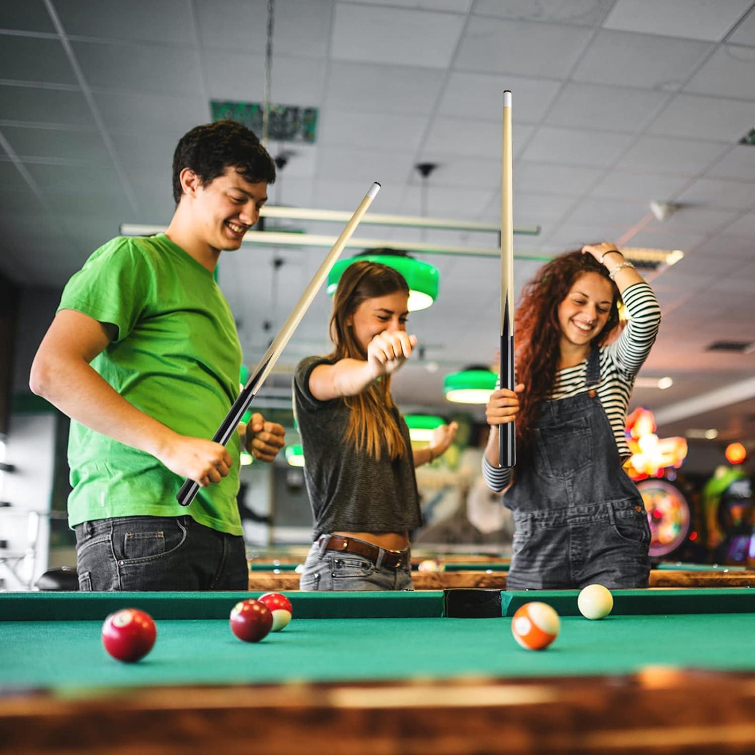 Palos de Billar de Madera VANLAN 91.44 cm Juego de 2