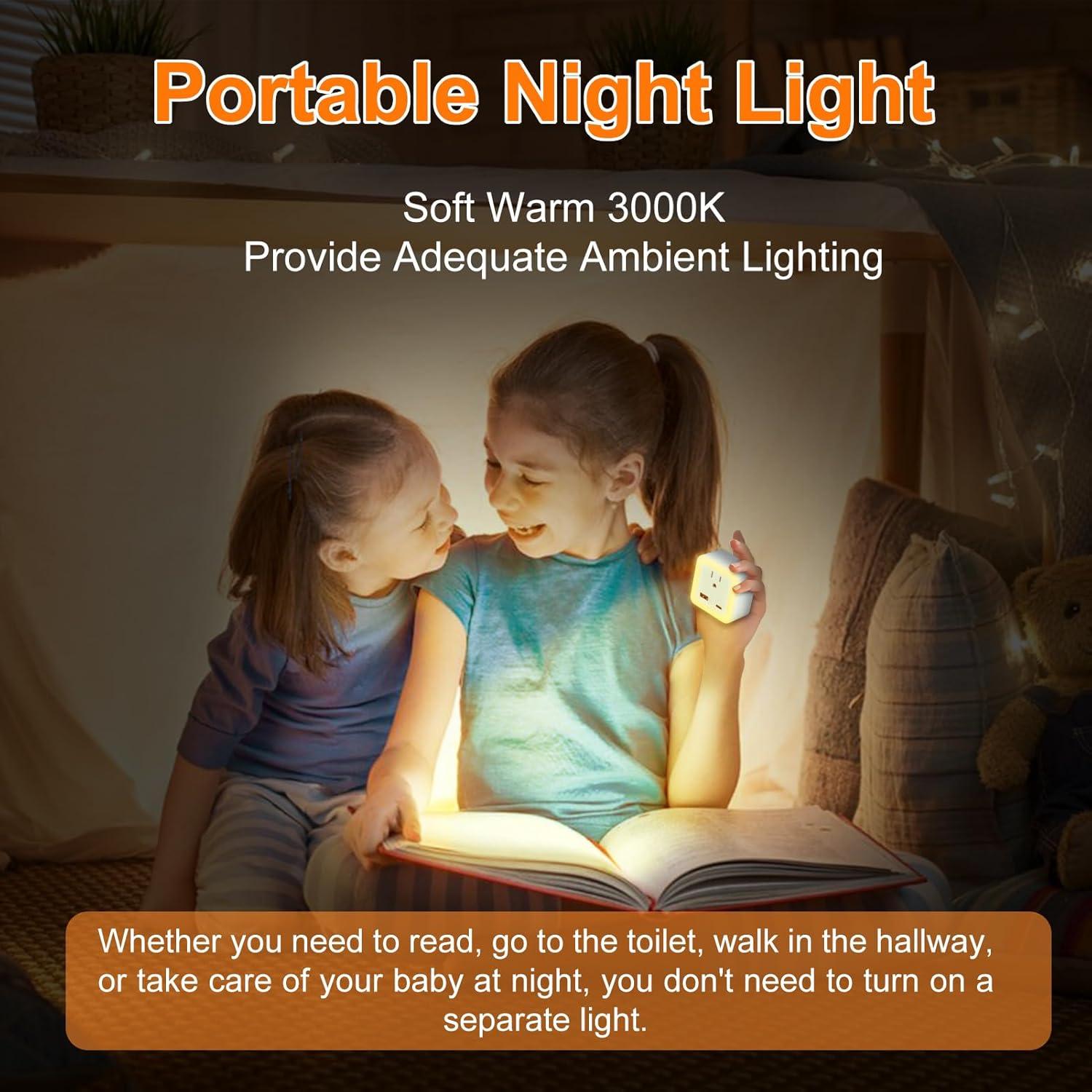 Luz Nocturna Enchufable JackonLux ECL02-2PK 3000K Paquete 2