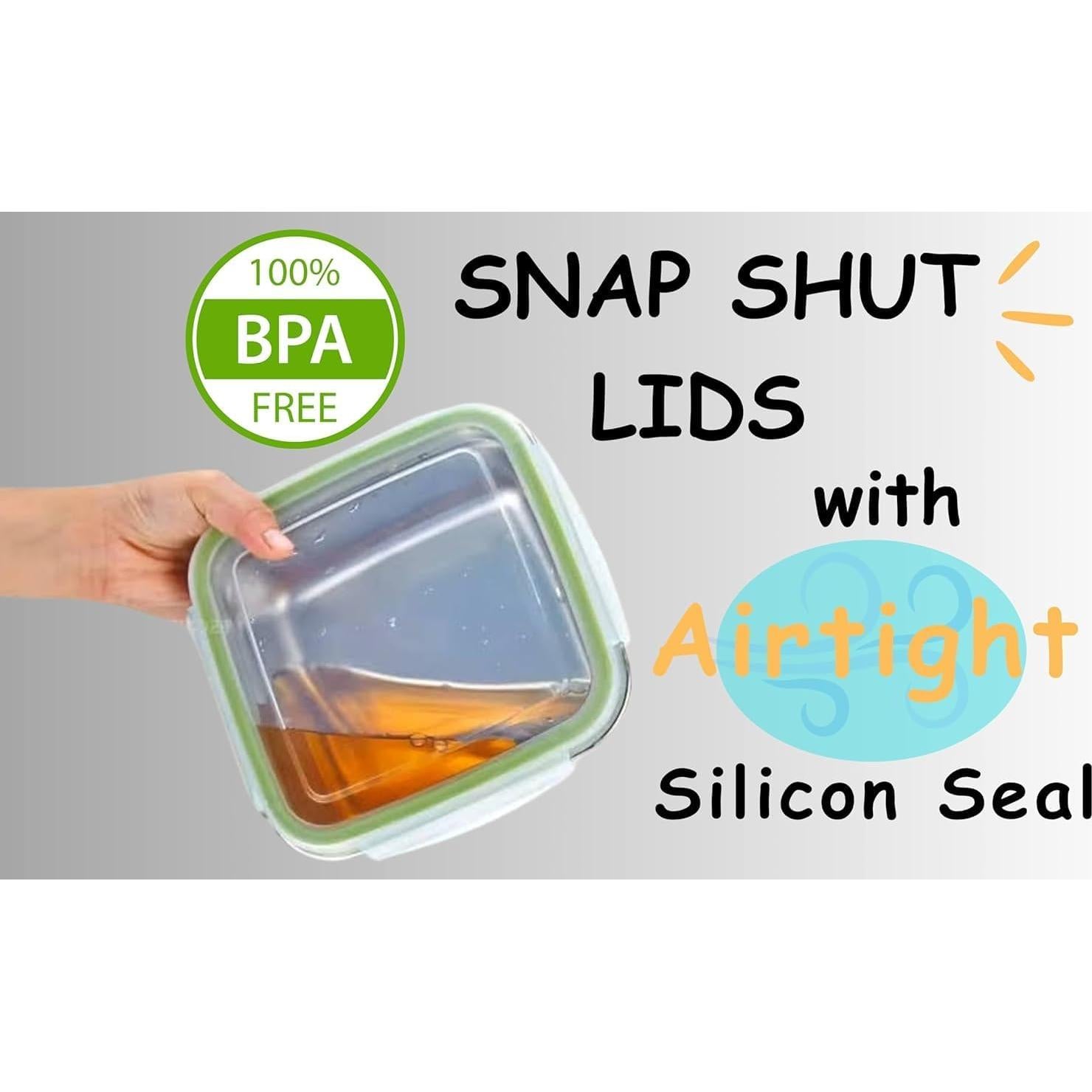 Juego de 2 Contenedores de Sándwich Acero Inoxidable SnapMate