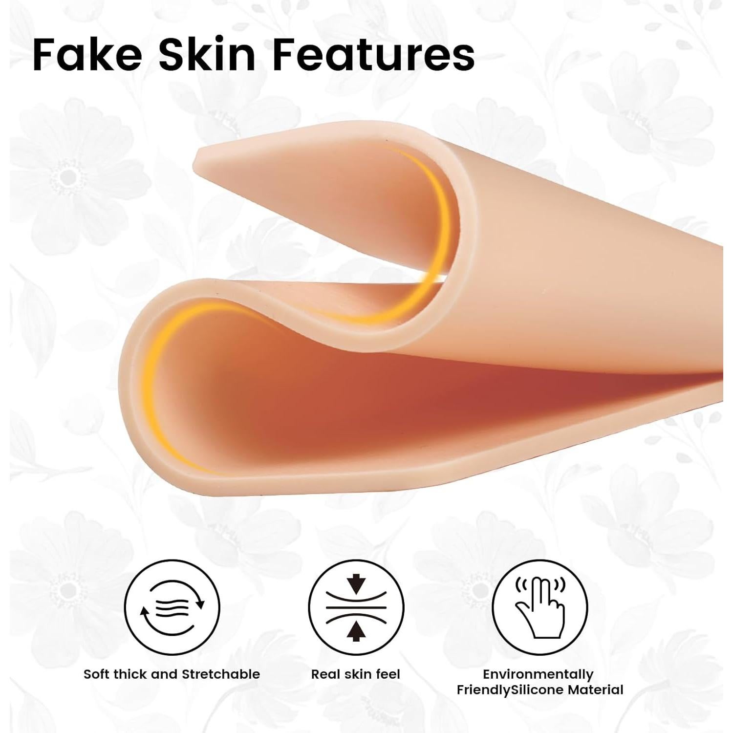 Kit 8 Piezas Piel de Tatuaje FTOYIN 3mm 15.24x20.32cm