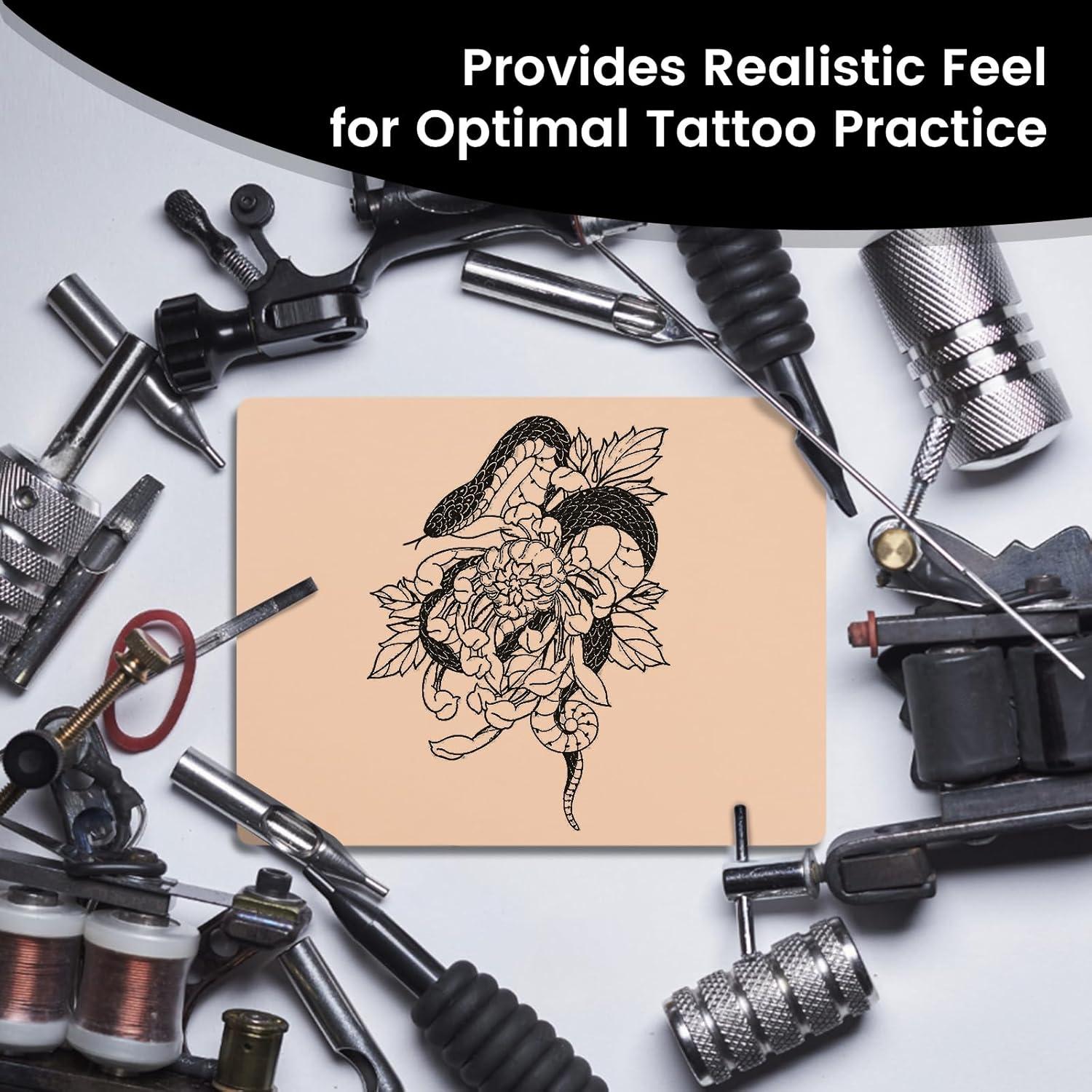 Kit 8 Piezas Piel de Tatuaje FTOYIN 3mm 15.24x20.32cm