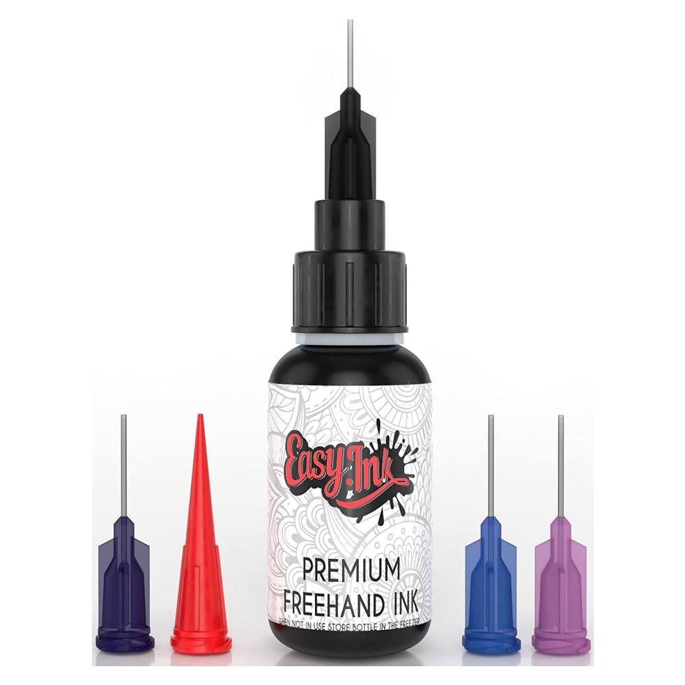 Kit de Tatuaje Temporal Easy.ink Premium con Plantillas 14.17g