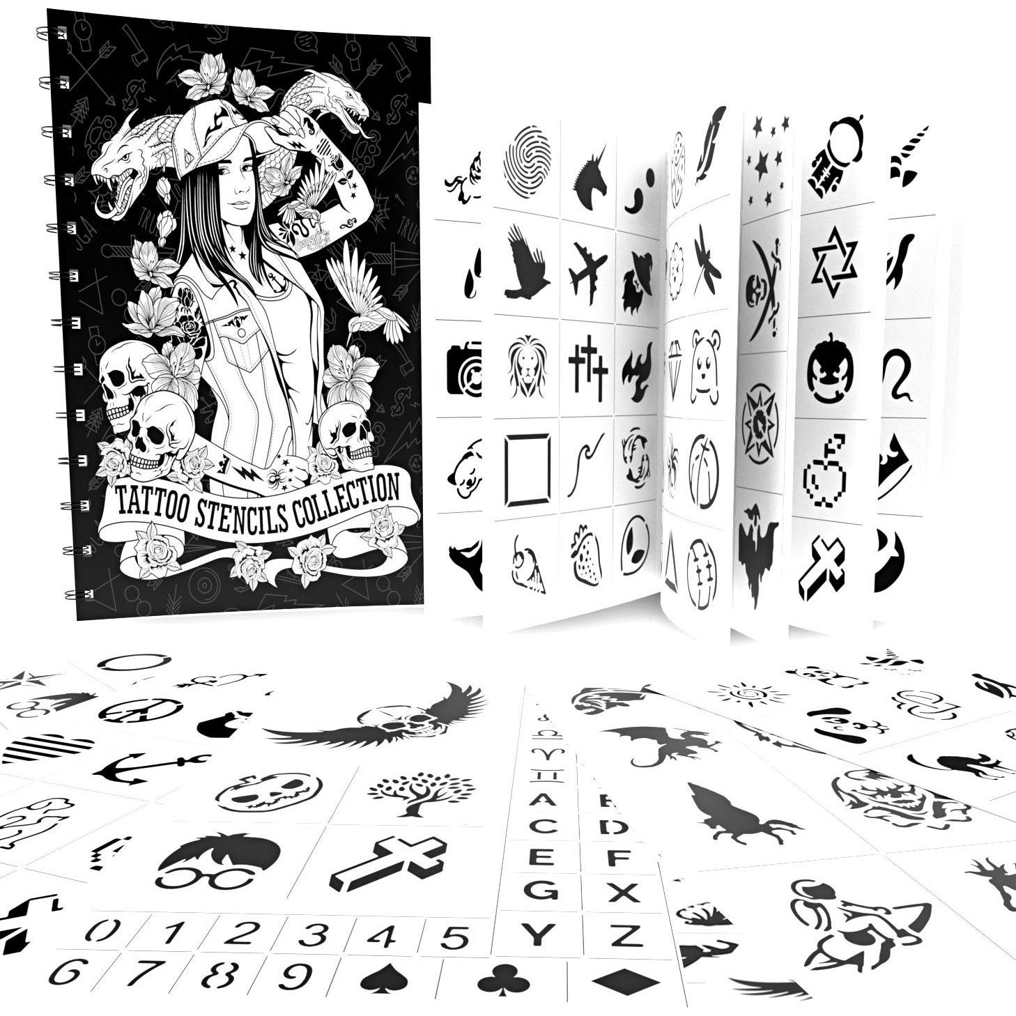 Kit de Tatuaje Temporal Easy.ink Premium con Plantillas 14.17g