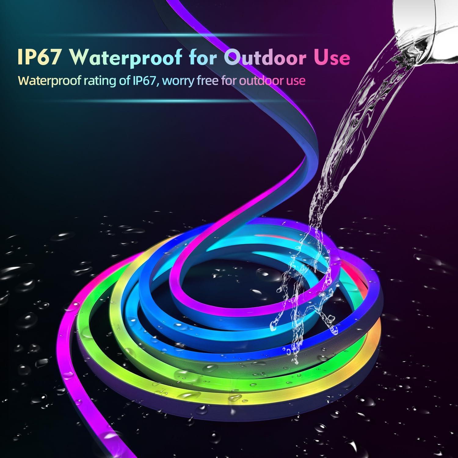 Luces de Cuerda LED Neón 5M XSY - Impermeables y Flexibles