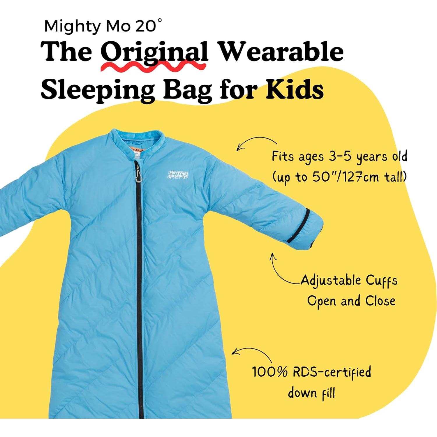 Saco de dormir para niños Morrison Outdoors Little Mo 20°