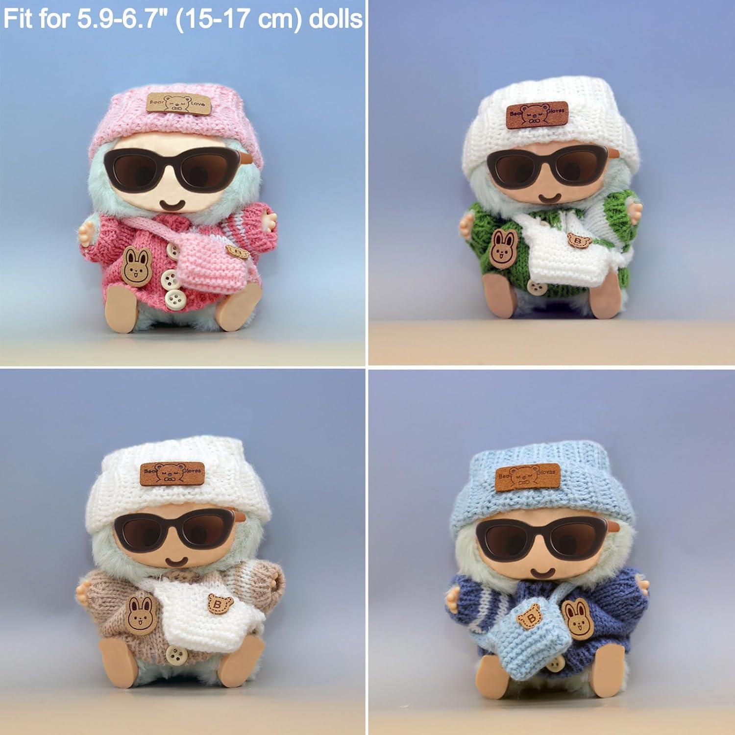 Conjunto de Ropa para Muñeca 17cm MM MEGIJAAKI - 4 Piezas