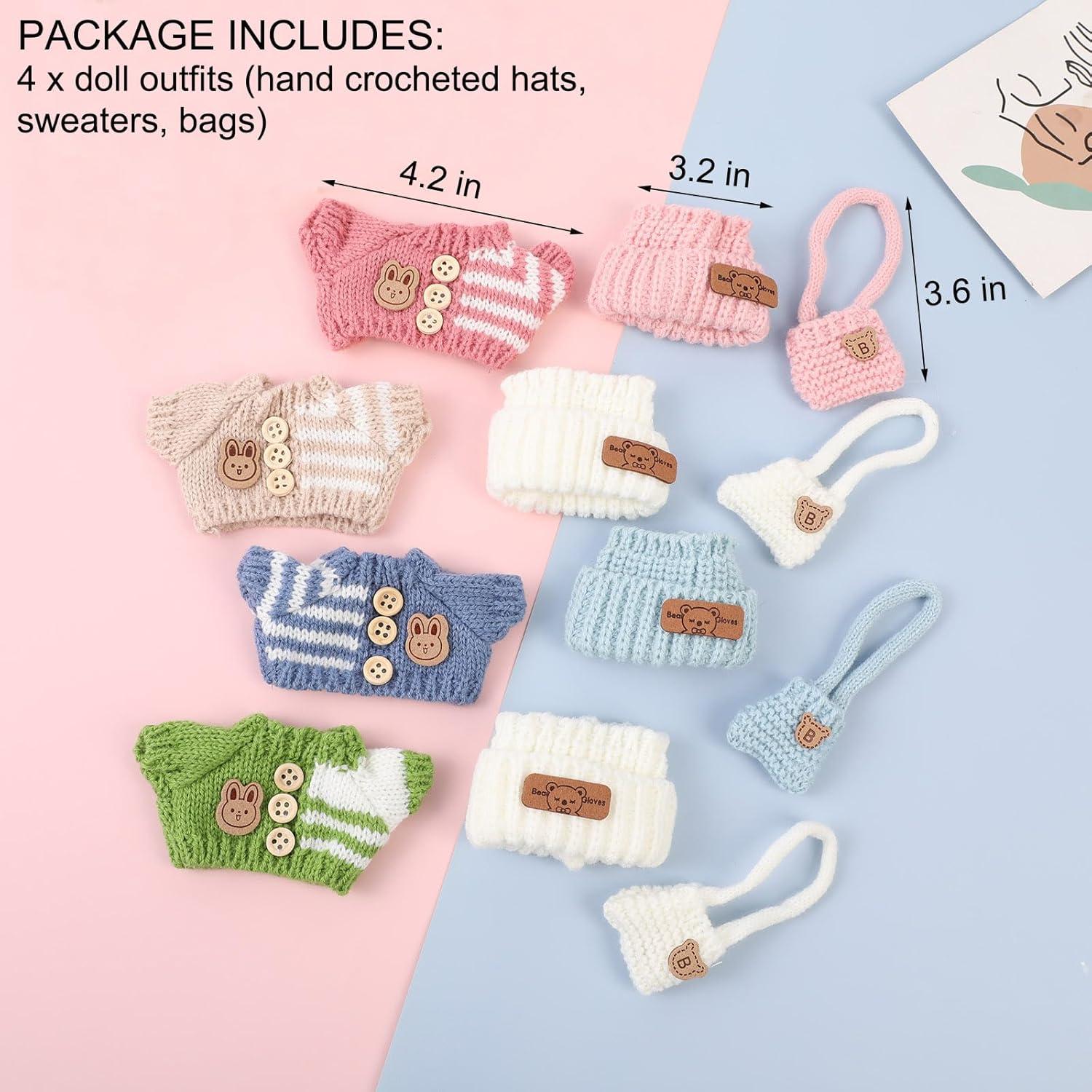 Conjunto de Ropa para Muñeca 17cm MM MEGIJAAKI - 4 Piezas