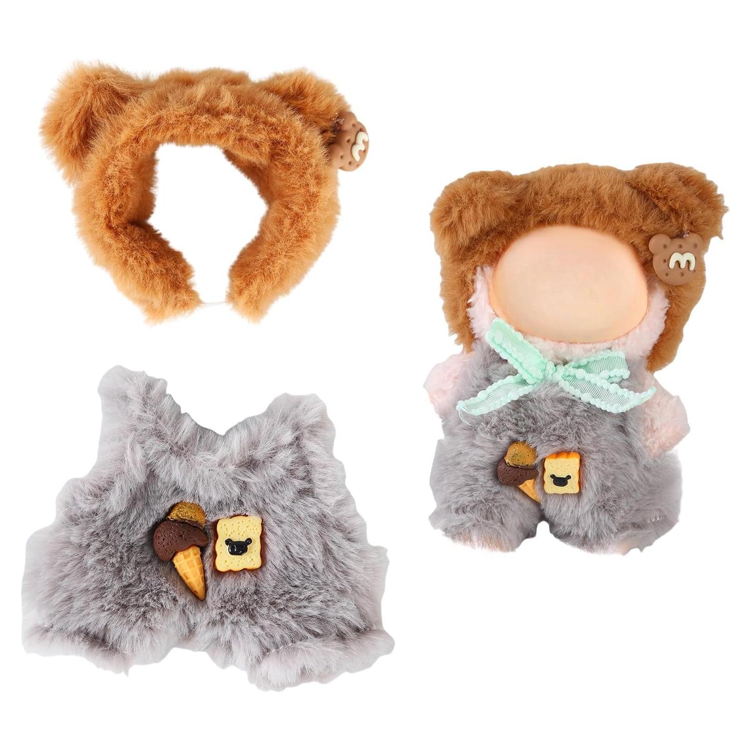 Conjunto de Ropa para Muñecas de 17cm ILIEMOC - Overol y Sombrero