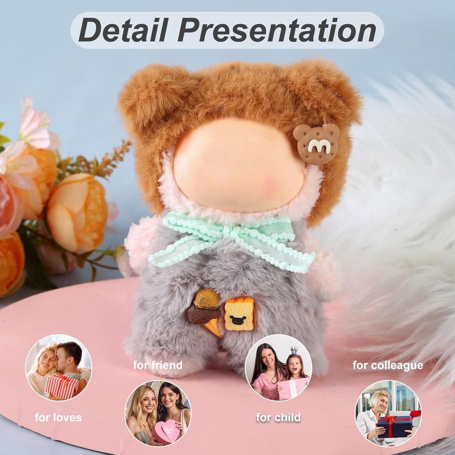 Conjunto de Ropa para Muñecas de 17cm ILIEMOC - Overol y Sombrero