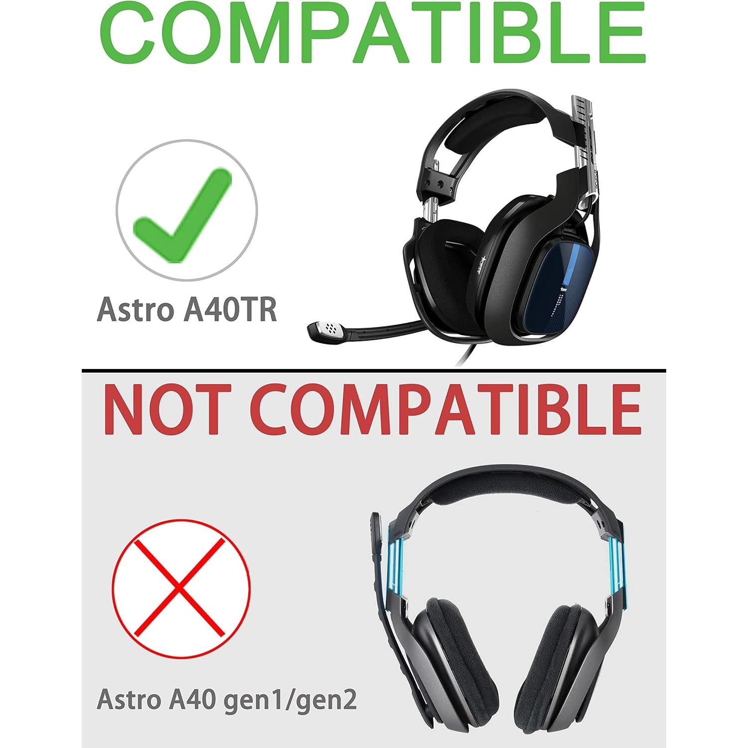 Almohadillas de Reemplazo Defean para Auriculares Astro A40 TR