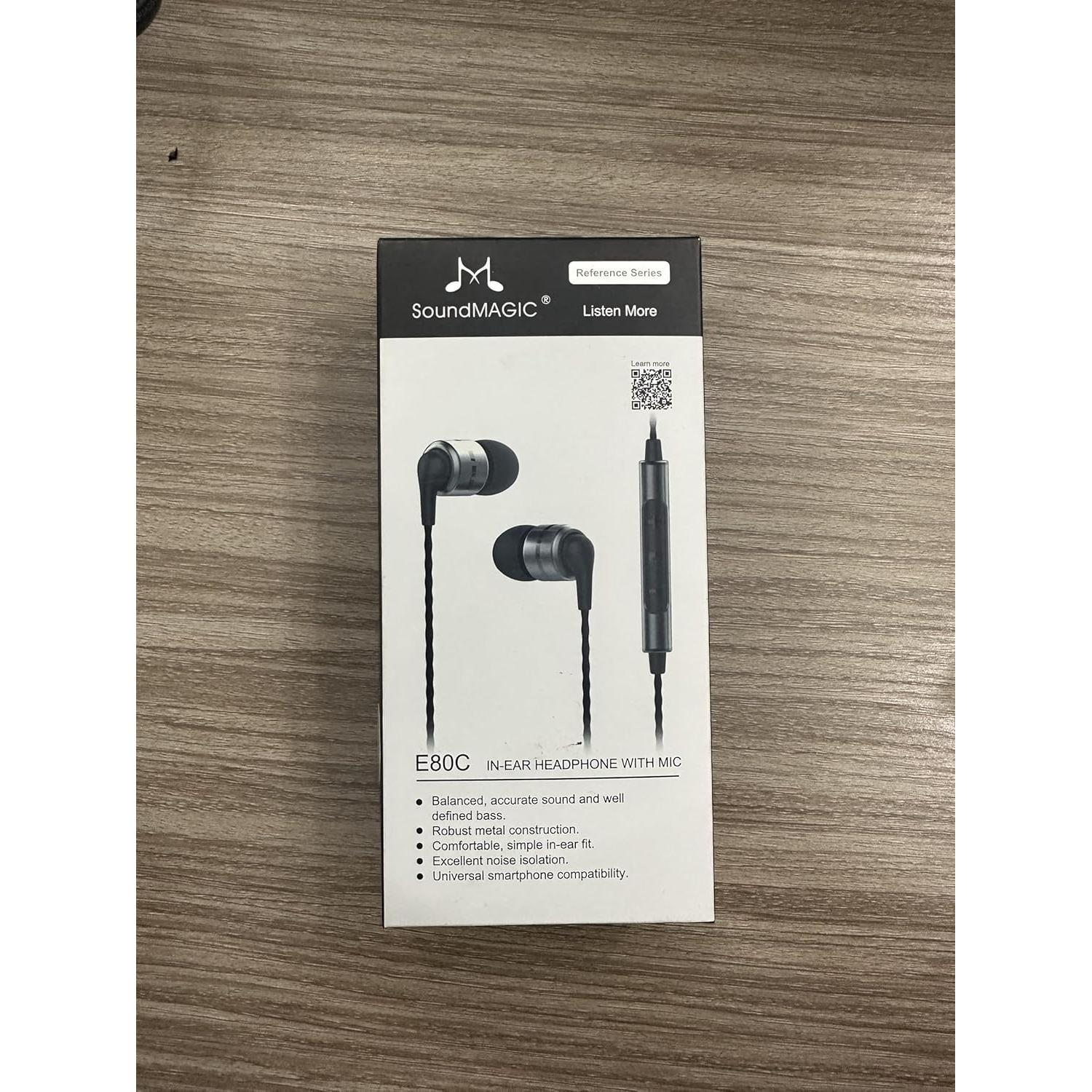 Auriculares In-Ear SoundMAGIC E80C HiFi con Micrófono