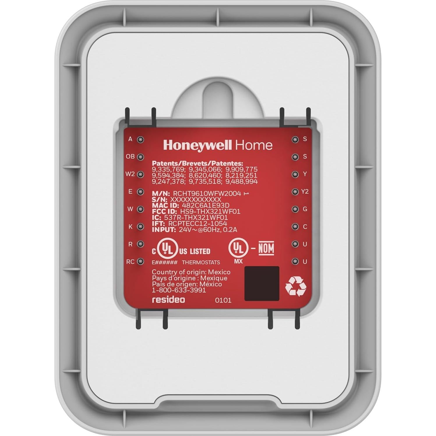 Termostato Inteligente Honeywell T9 WiFi con Sensor