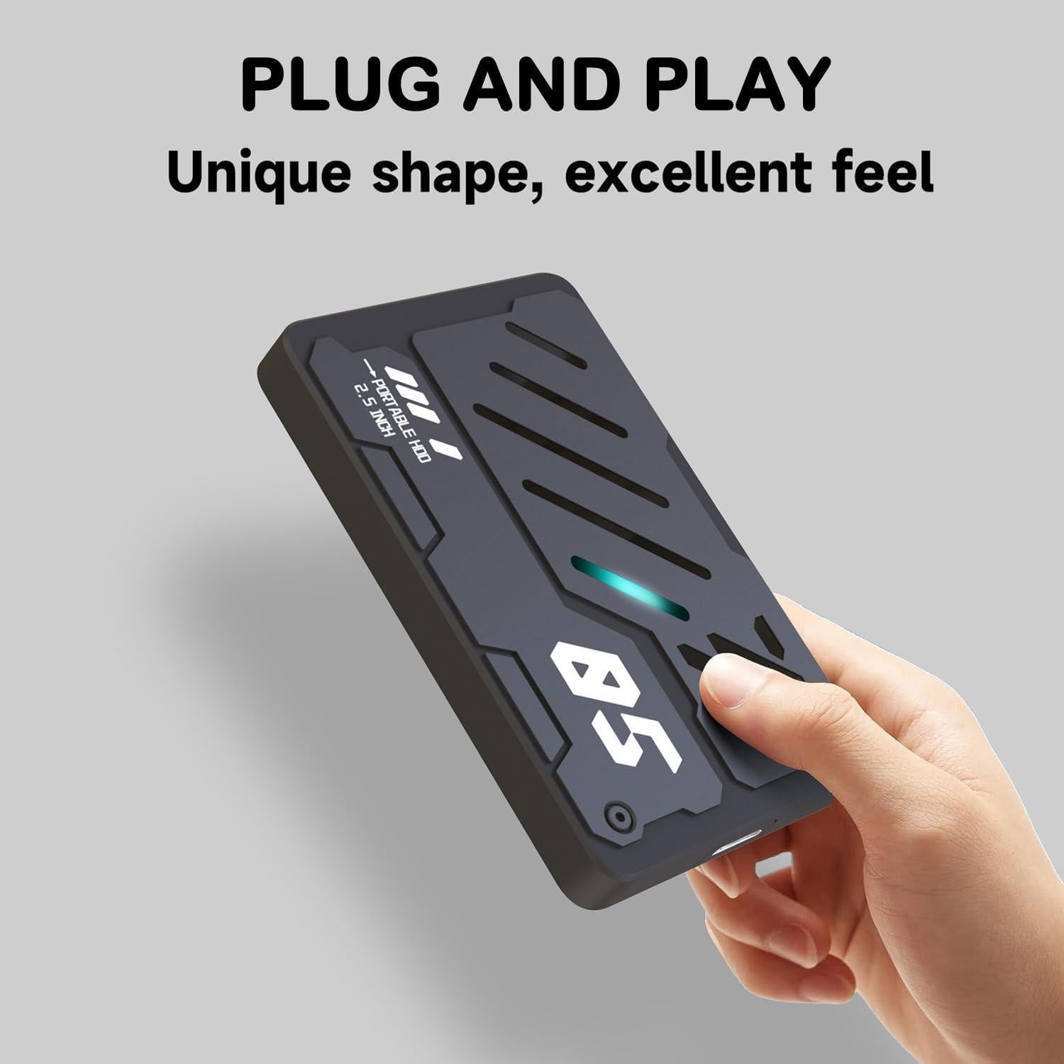 Disco Duro Externo Portátil Tianken 250GB USB 3.1 Tipo C