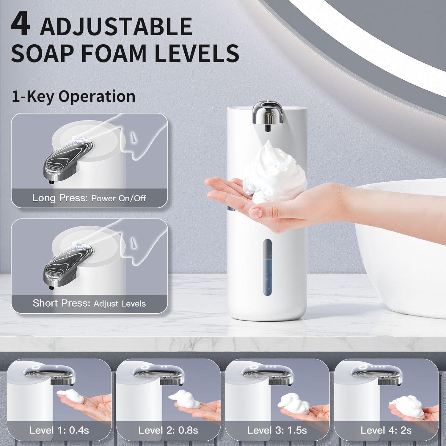 Dispensador Automático de Jabón Espumoso CHICLEW 400ML