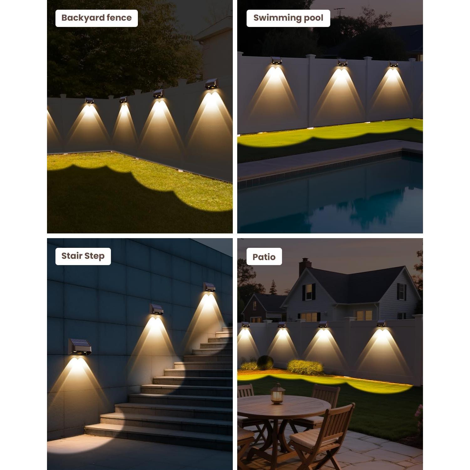 Luces Solares de Cerca Brighter 3000/4000/6000K 8 Paquete