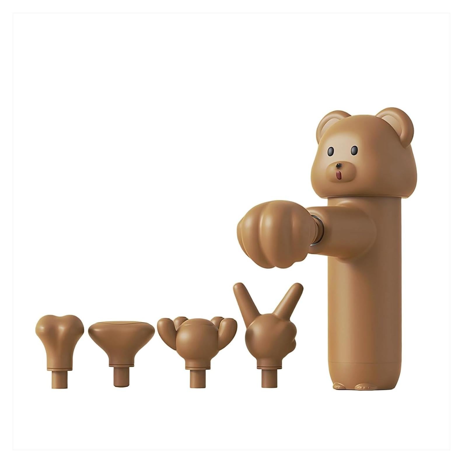 Pistola de Masaje Winb Mgbear-2023, 5 Cabezas, 4 Velocidades