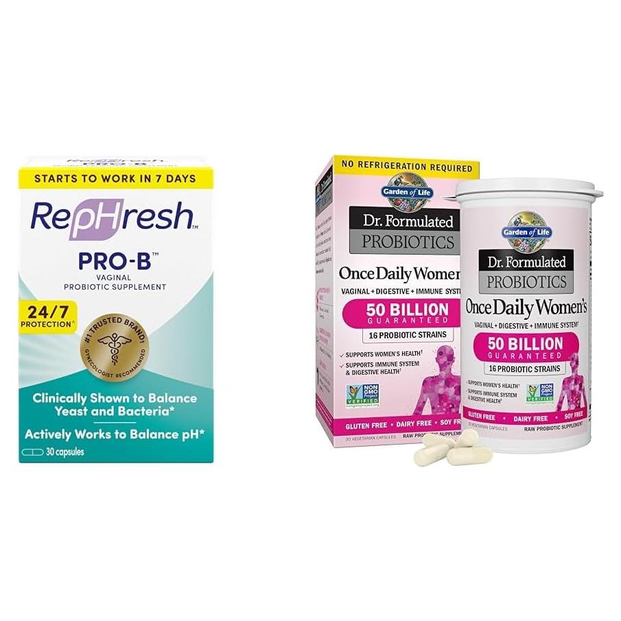 Suplemento Probiotico Rephresh Pro-B Mujeres 30 Cápsulas