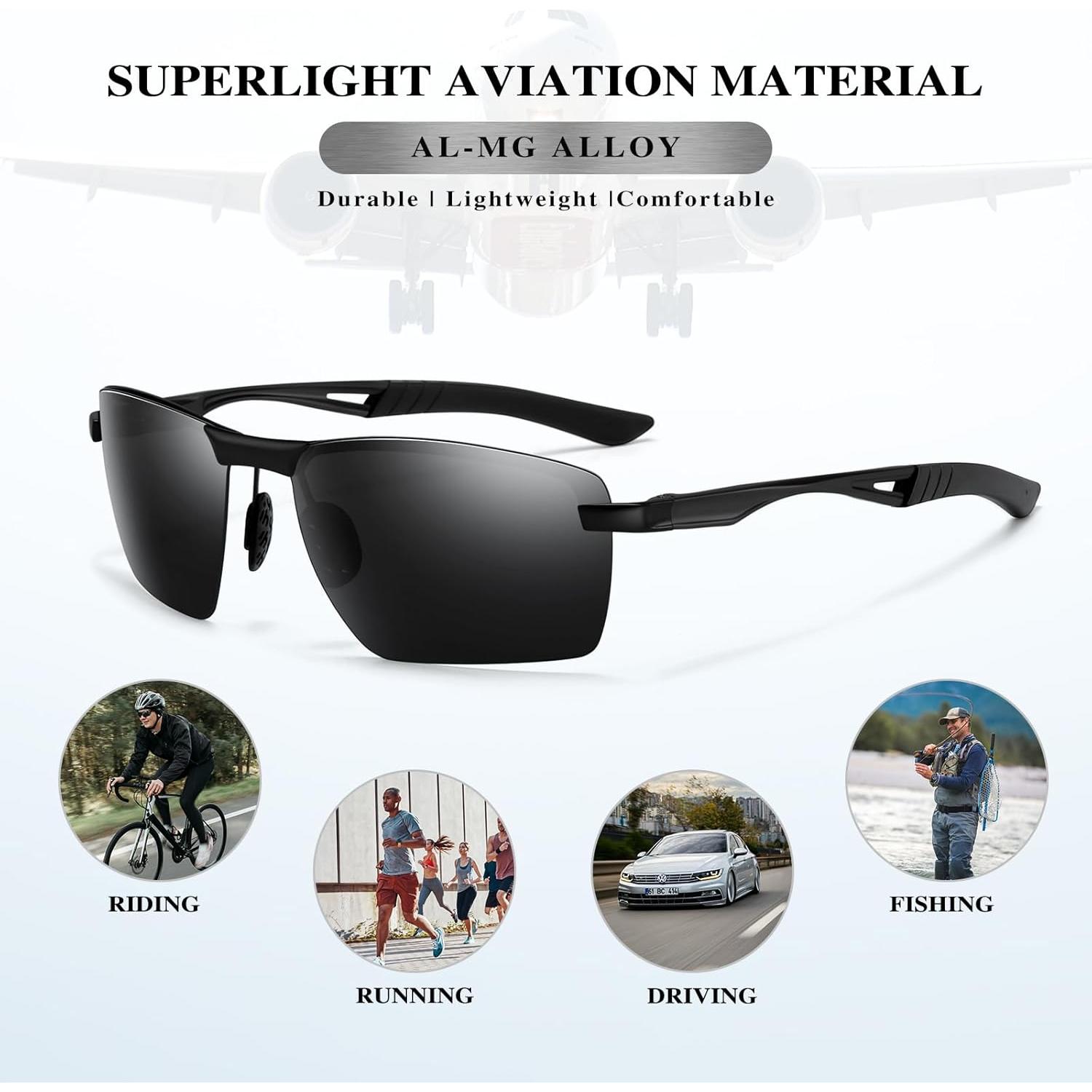 Gafas de Sol Polarizadas Sungait Al-Mg Hombres Deporte