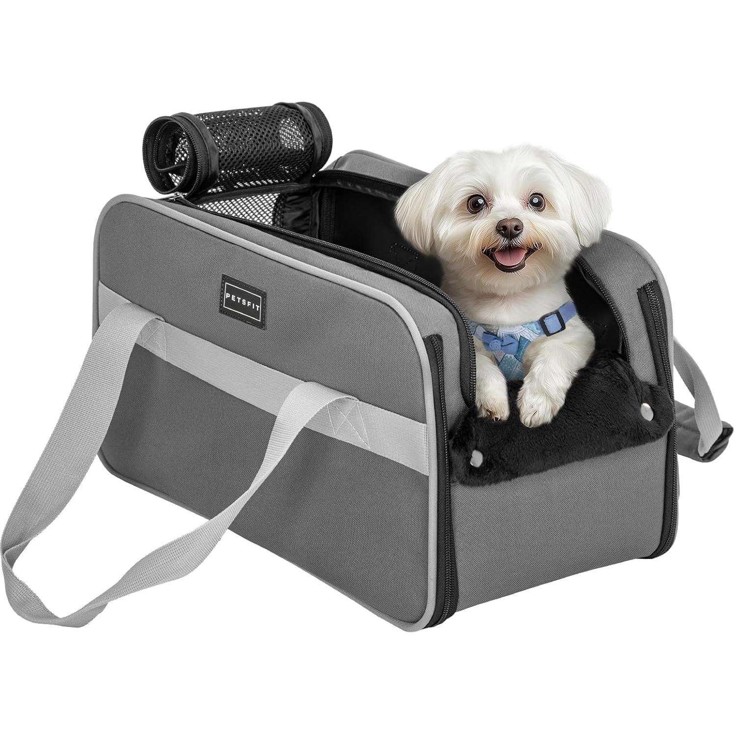 Asiento de perro para automóvil PETSFIT Gris Profundo 42.93x22.86cm