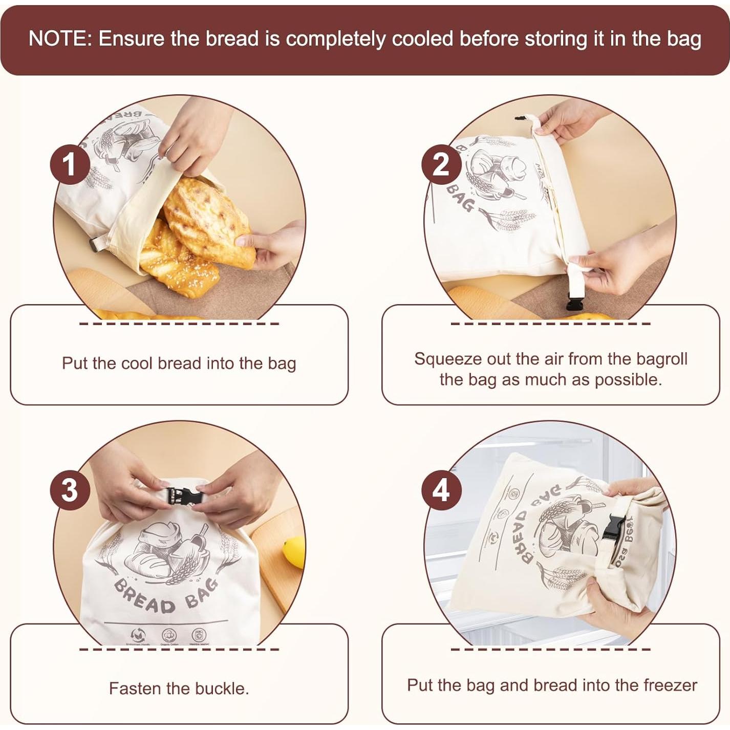 Bolsas de Cera de Abeja MOSA BEAR para Pan 31.75x43.18cm