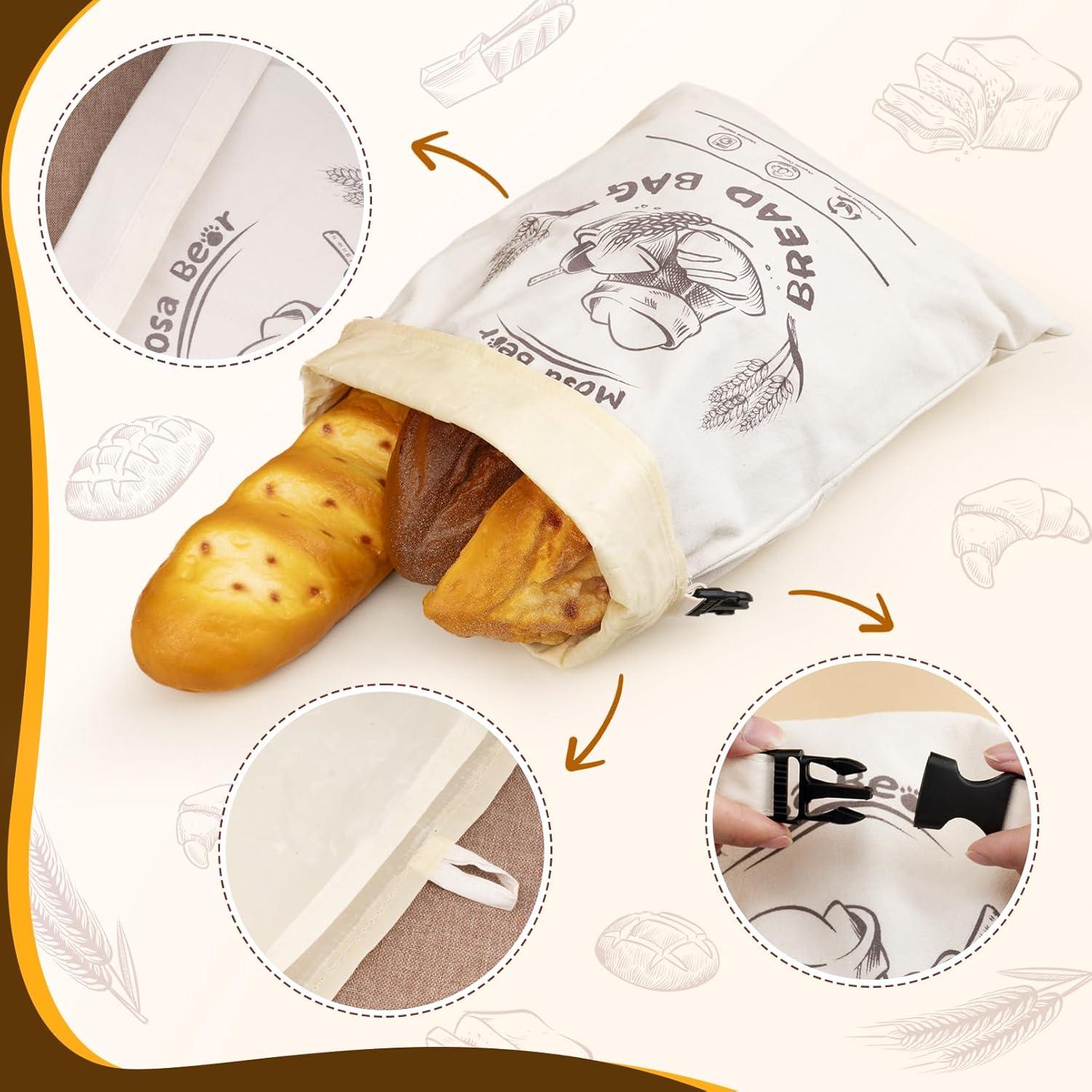 Bolsas de Cera de Abeja MOSA BEAR para Pan 31.75x43.18cm