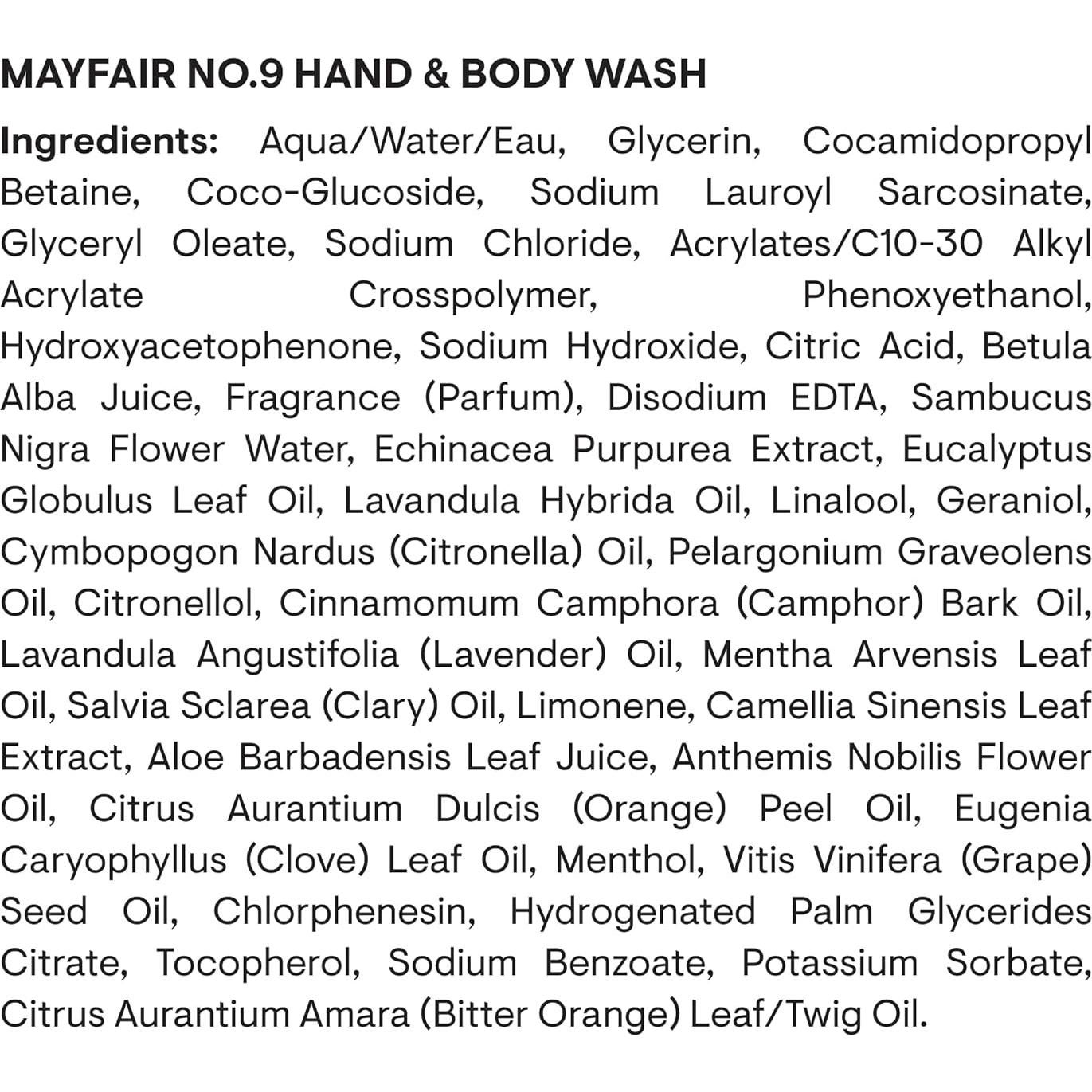 Jabón de Manos y Cuerpo ELEMIS Mayfair No.9 300ml