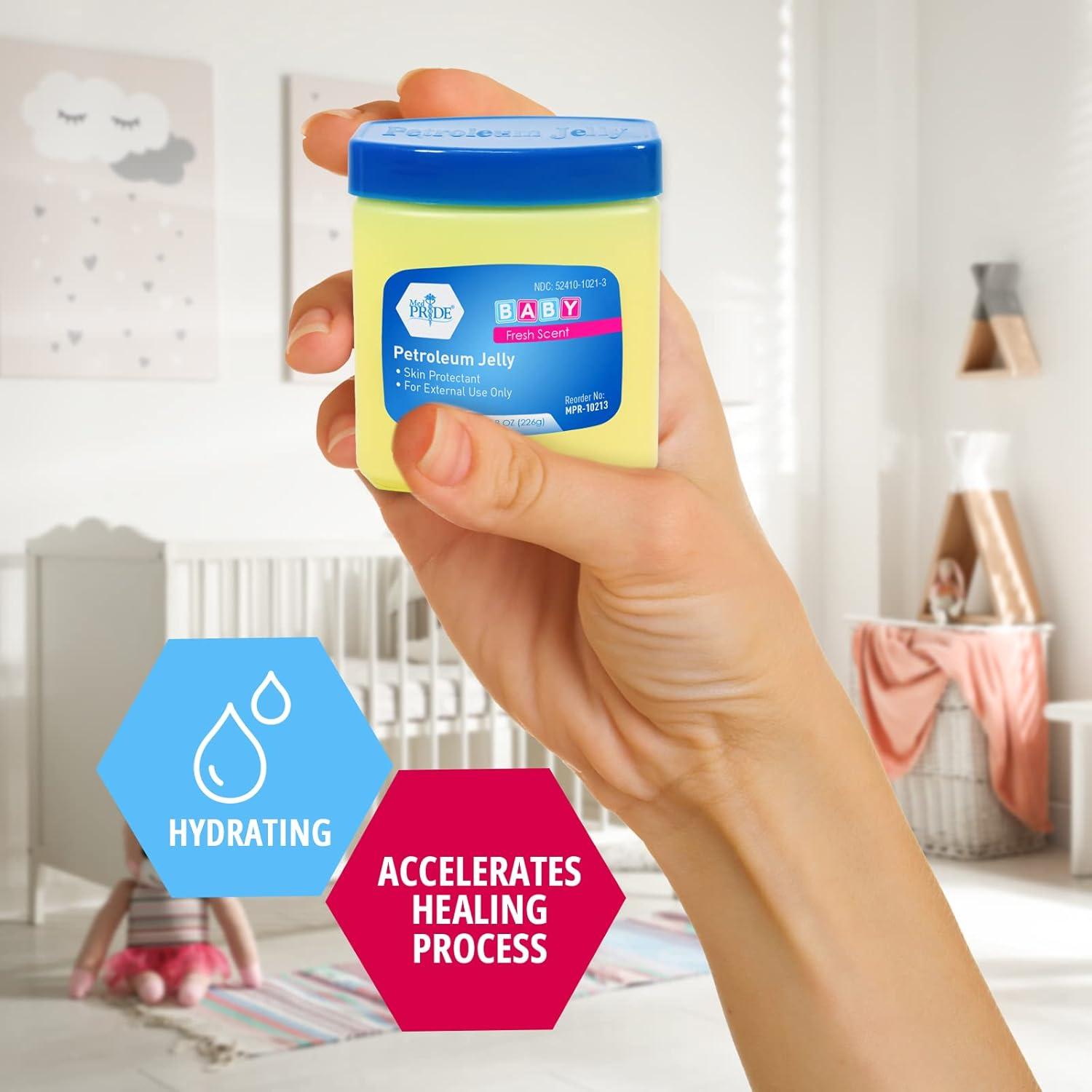 Vaselina de Petróleo Medpride 226.8 g para Bebés - Hidratante