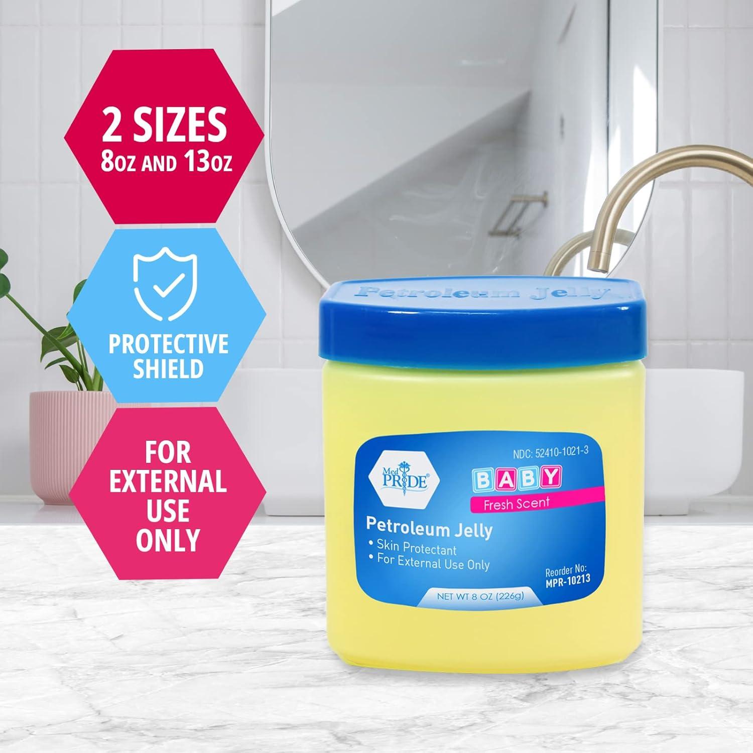 Vaselina de Petróleo Medpride 226.8 g para Bebés - Hidratante