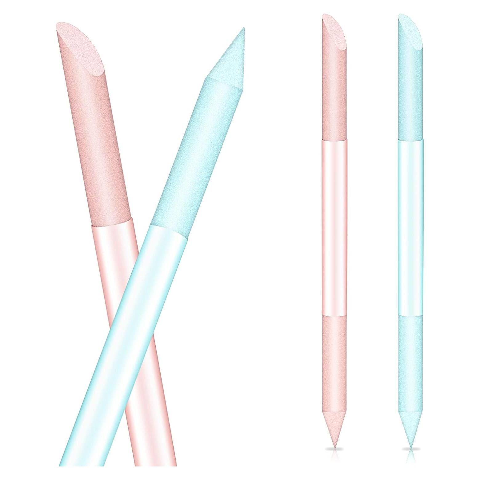 Juego de Empujadores de Cutículas de Vidrio Sliverdew 2 Piezas