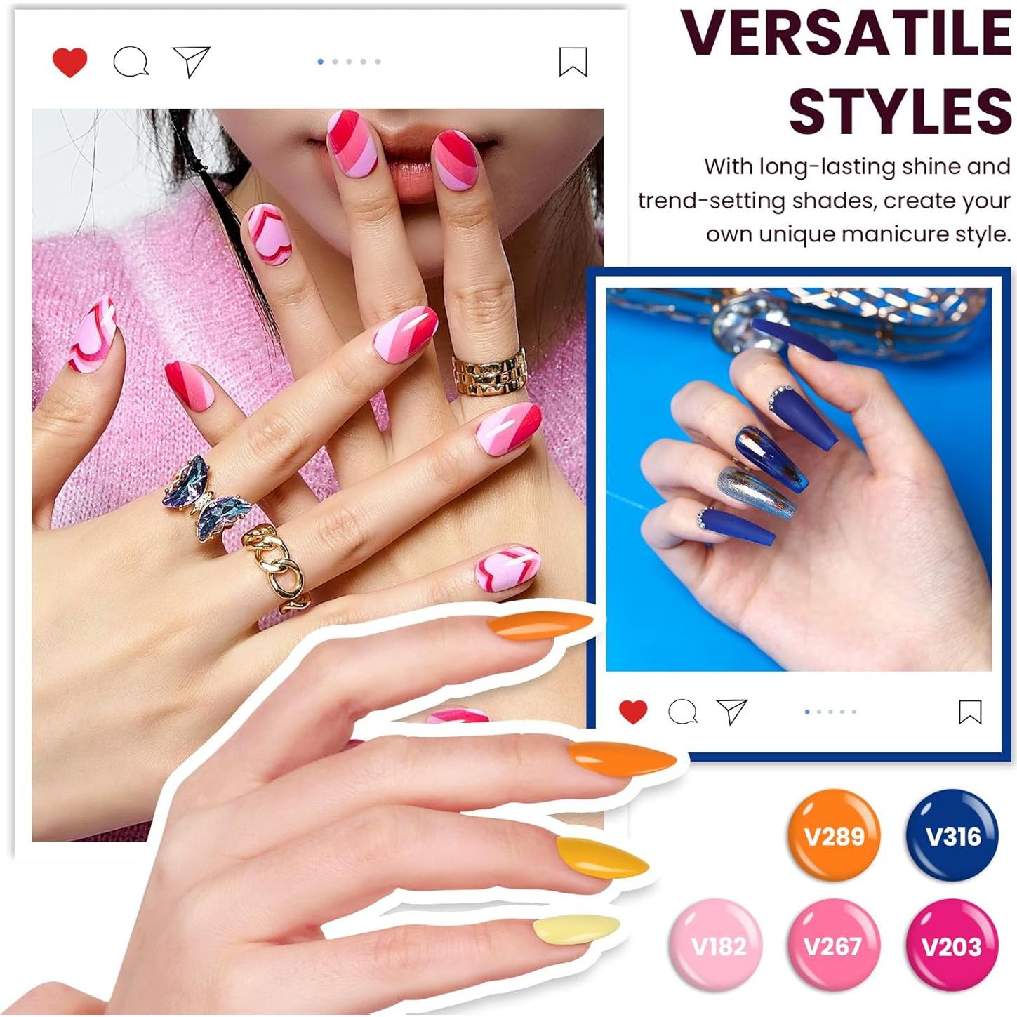 Kit de Esmalte de Uñas en Gel VANREESA 36 Pcs para Principiantes