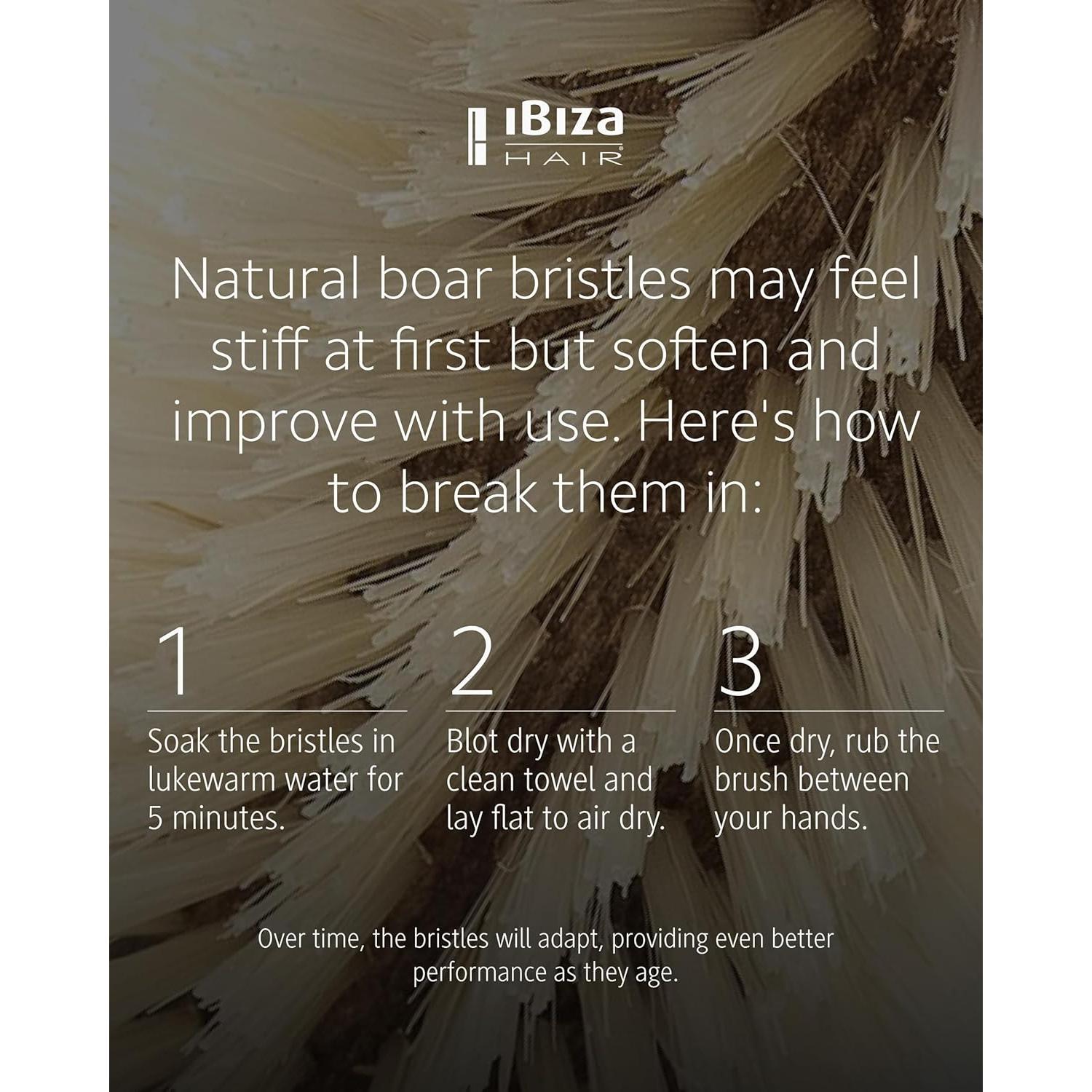 Cepillo Redondo Ibiza Hair B2 35mm Cerda Jabalí y Corcho