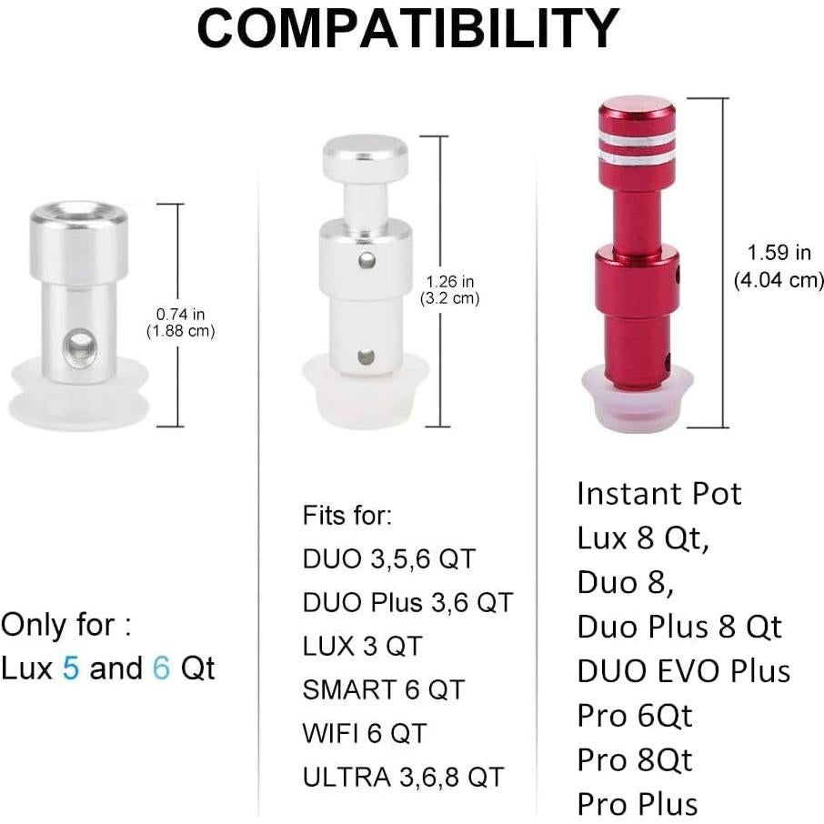 Válvula de Flotación Original ZoneFly para Instant Pot LUX 5/6 Qt