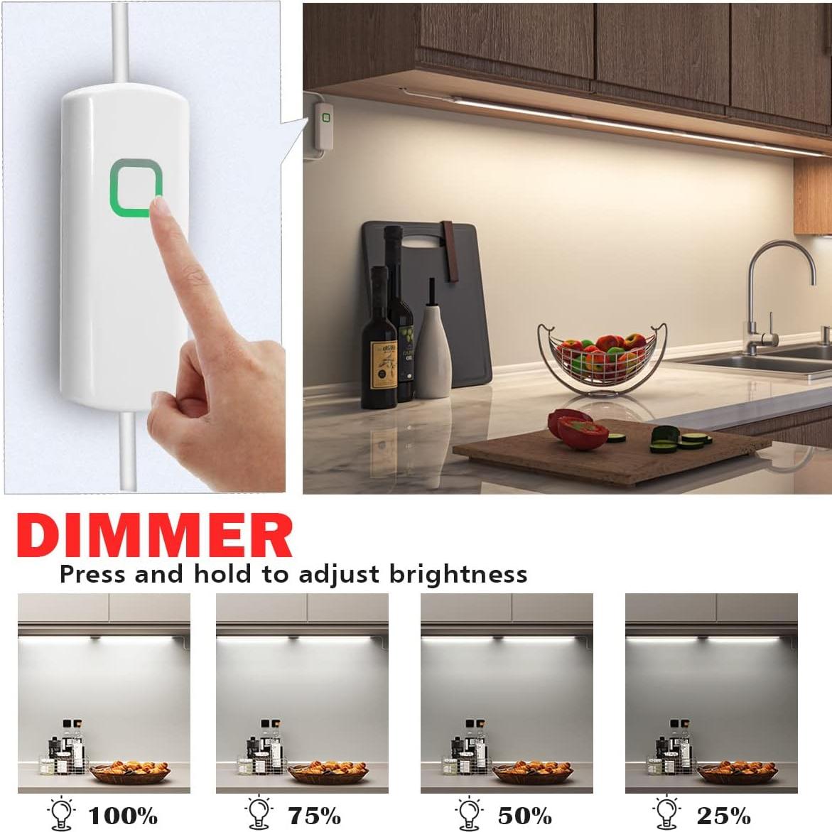 ILUMINACIÓN LED MYPLUS Kit 6 Barras 30cm Luz Cálida 1260lm