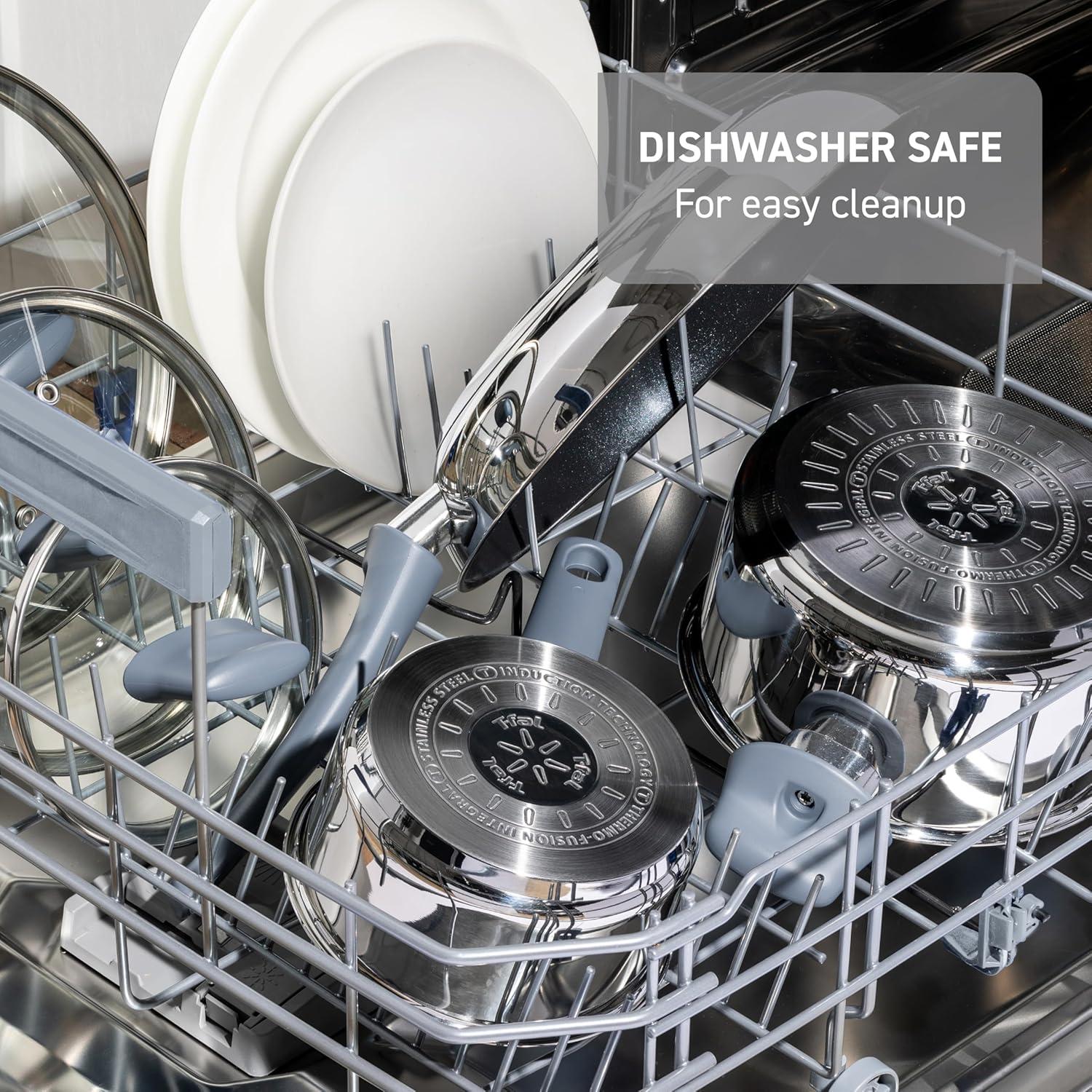 Juego de Utensilios de Cocina T-fal Essentials 12 Piezas Acero Inoxidable