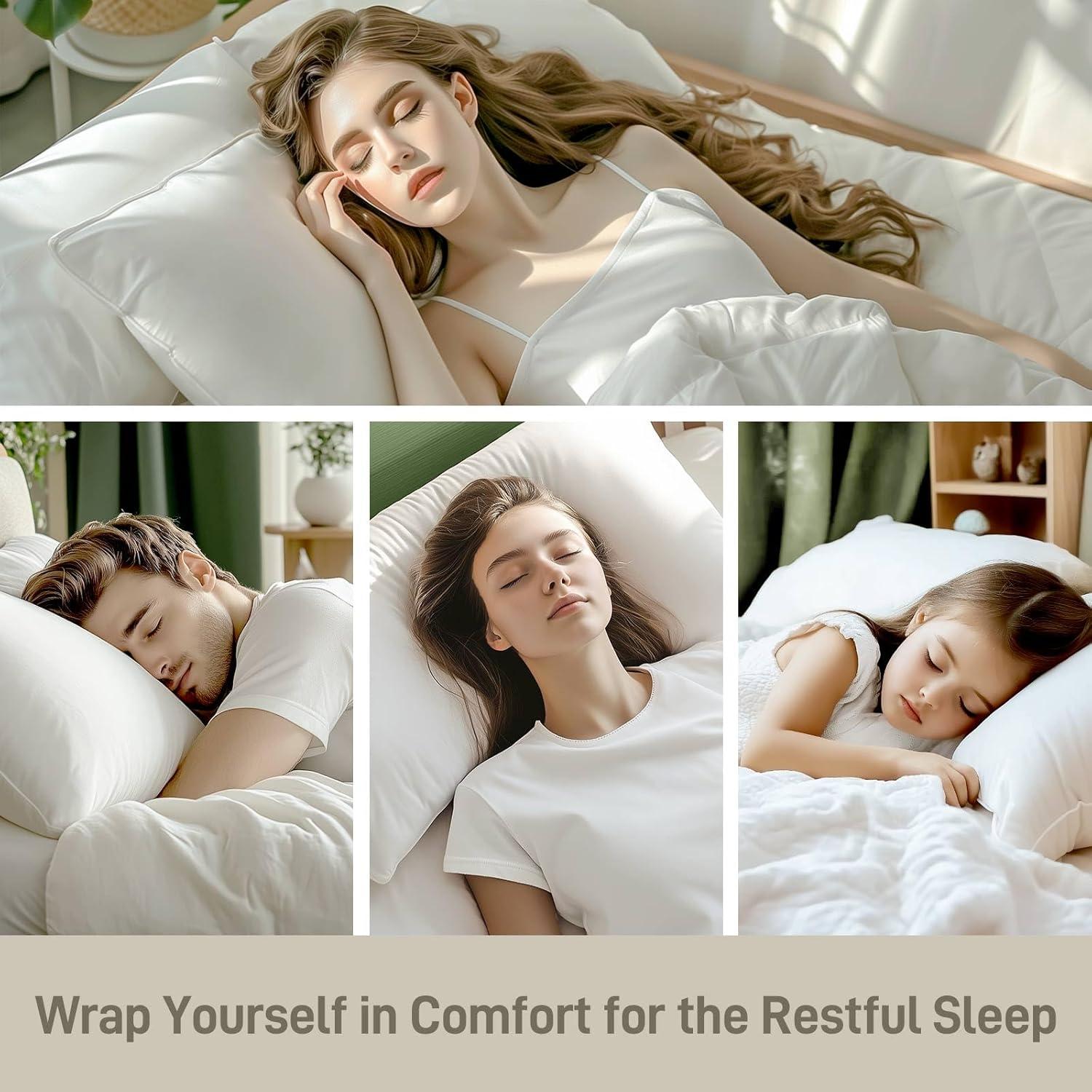 Almohada Hipoalergénica Sylvaris Queen Viscosa de Bambú Suave