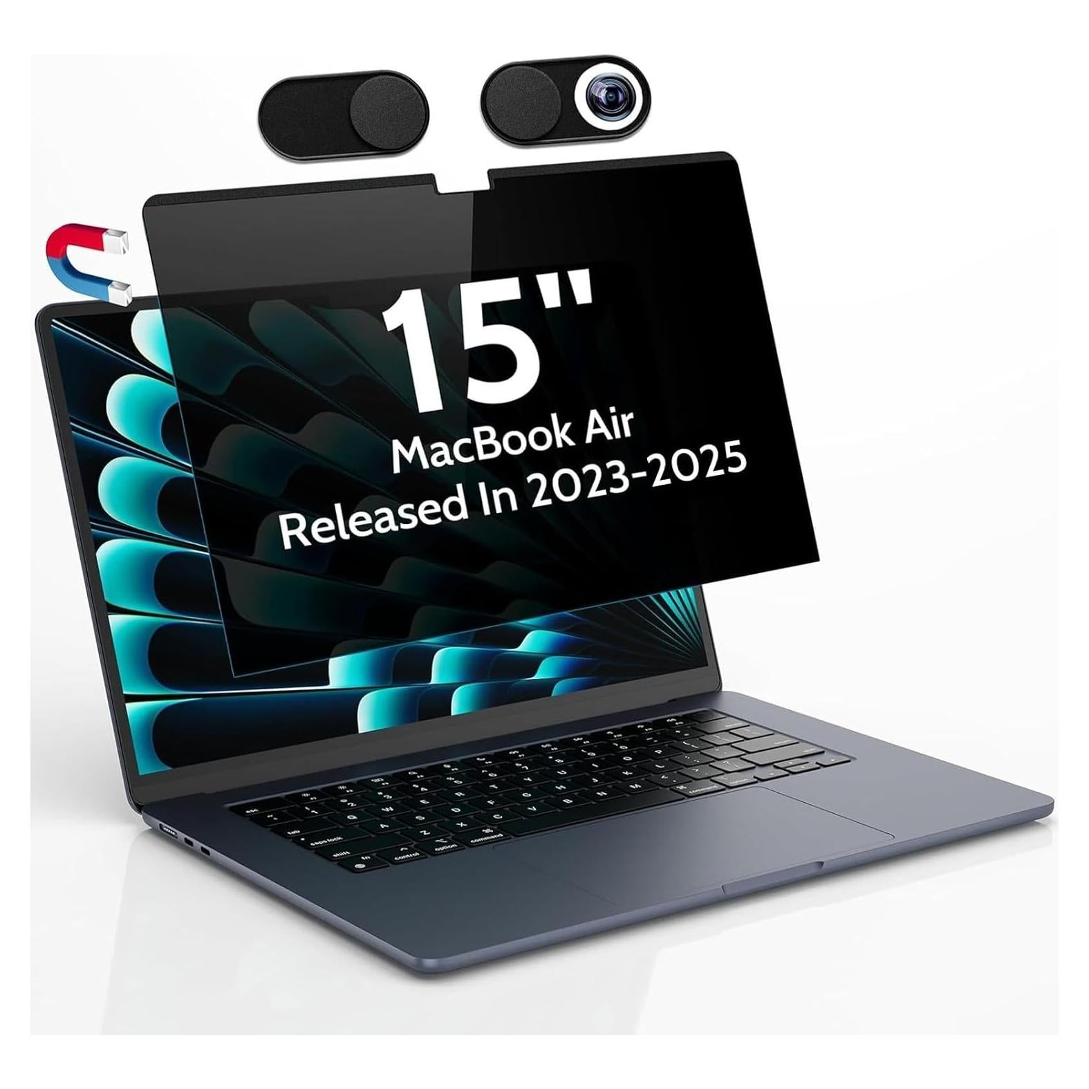 Filtro de Privacidad Magnético Peslv para MacBook Air 15"