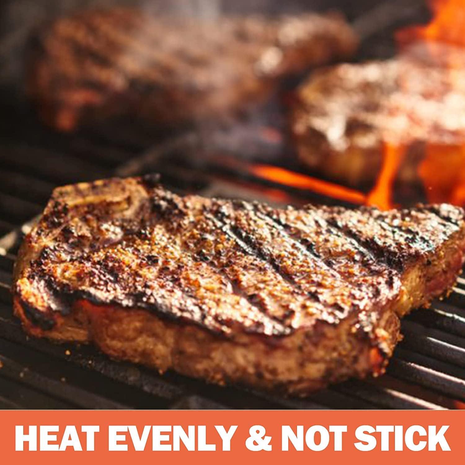 Rejillas de Parrilla Utheer 18" Hierro Fundido para Charbroil