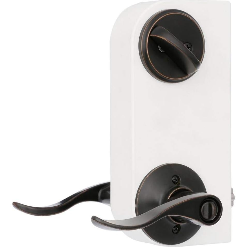 Cerrojo de Cilindro Simple Schlage FB50N Bronce Envejecido