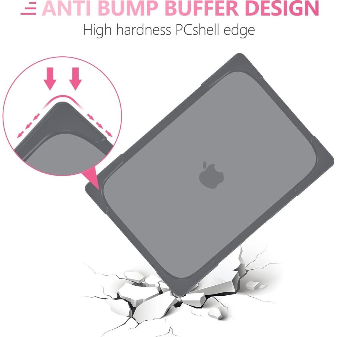 Funda Dura Batianda para MacBook Pro 14" 2023 Gris