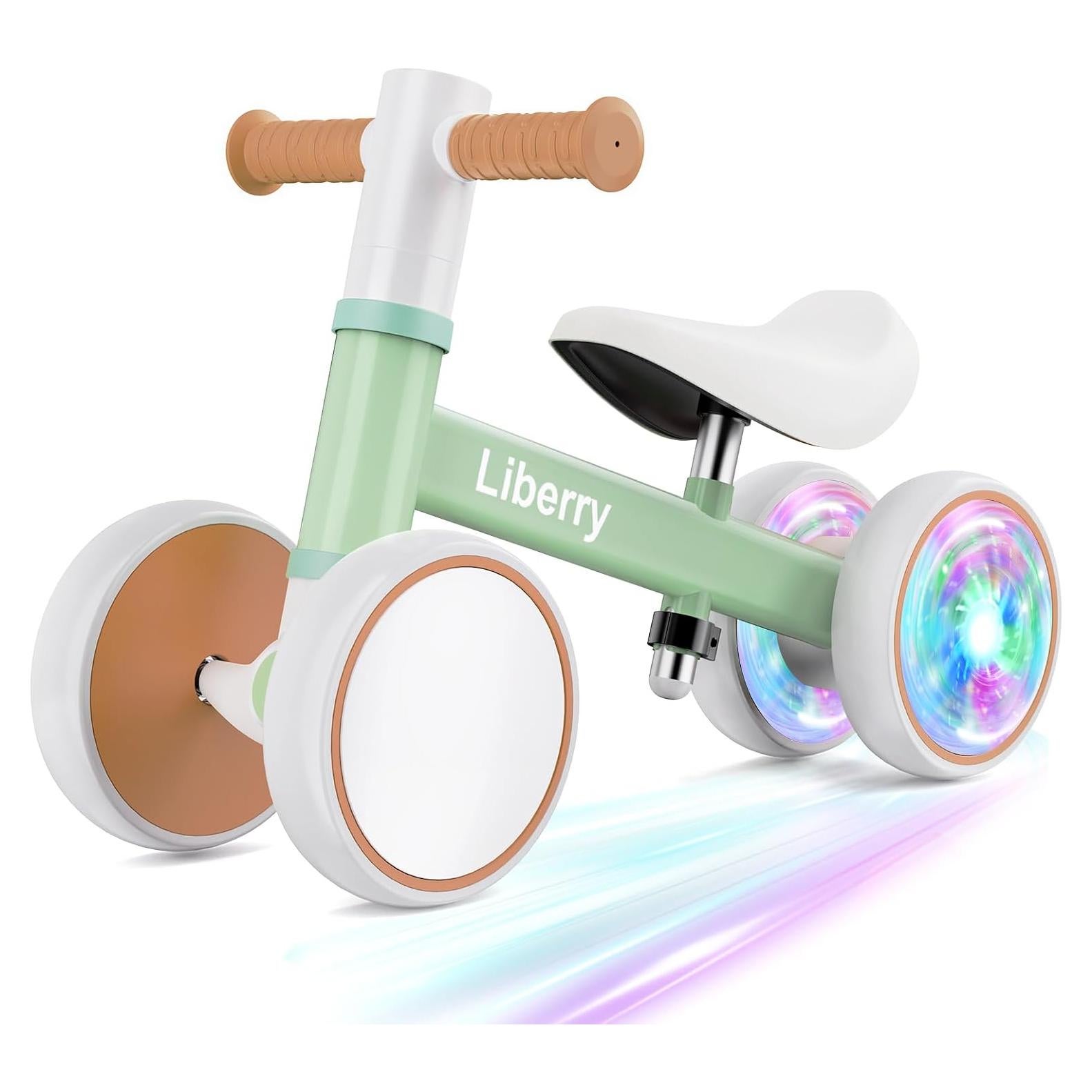 Bicicleta de Equilibrio Liberry Verde para Niños 1-3 Años
