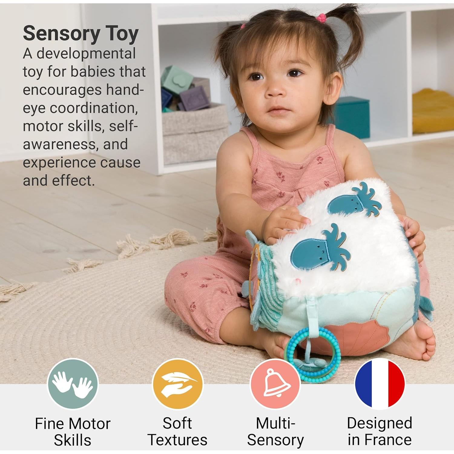 Cubo de Actividad Suave Little Big Friends Océano 178g