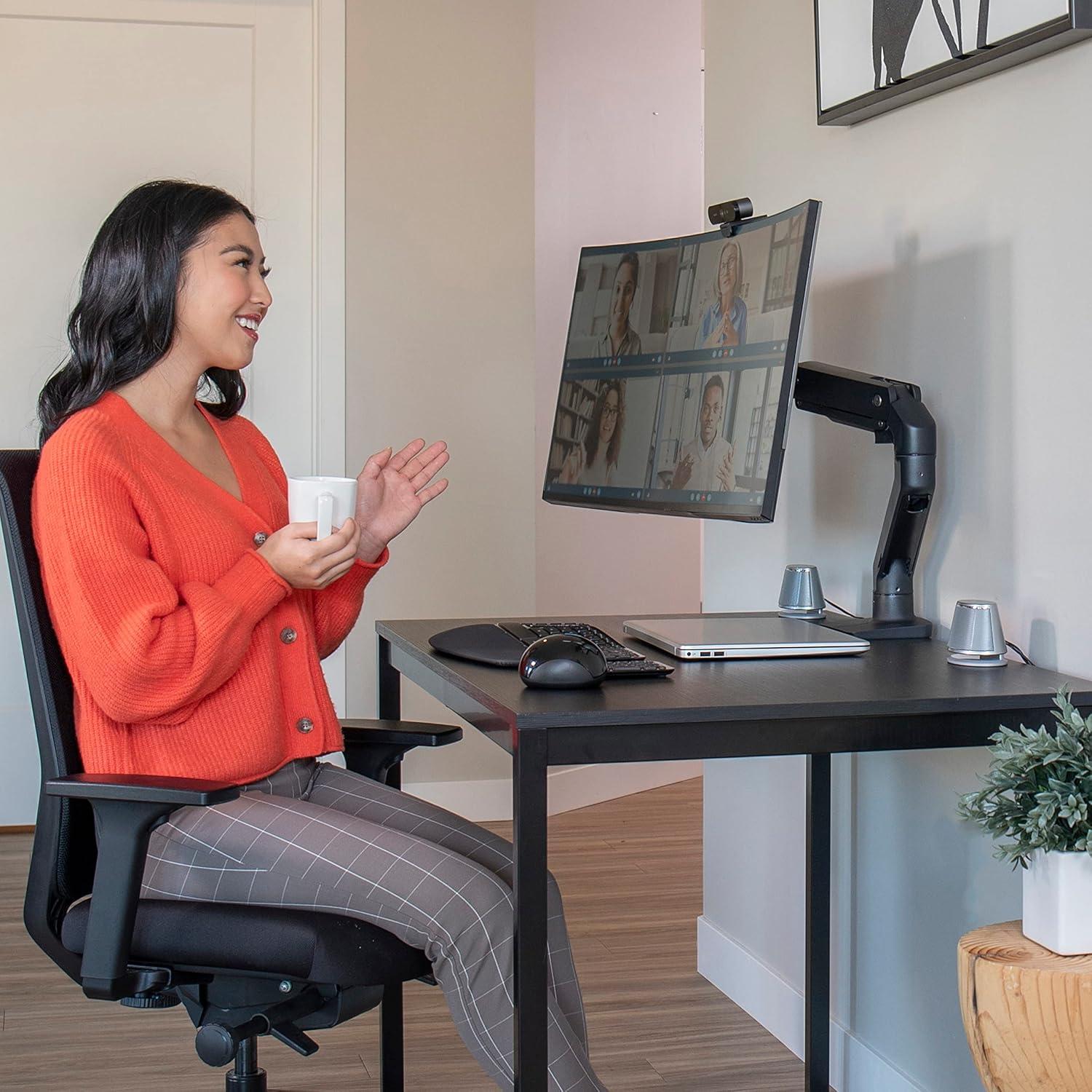 Soporte de Monitor Ergotron 45-475-224 Negro Mate 49"