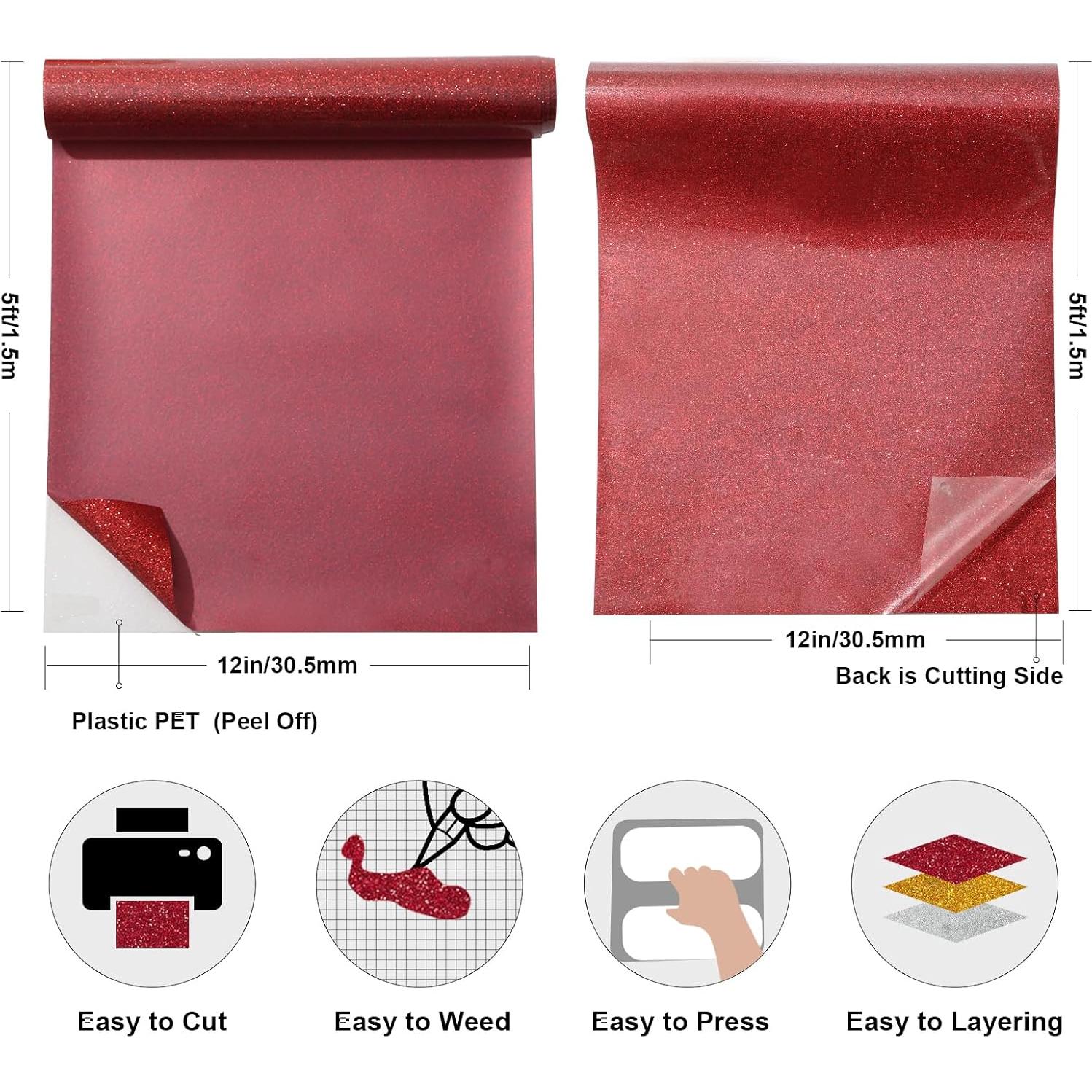 Vinilo de Transferencia de Calor Brillante TransWonder 30.48x152cm Azul