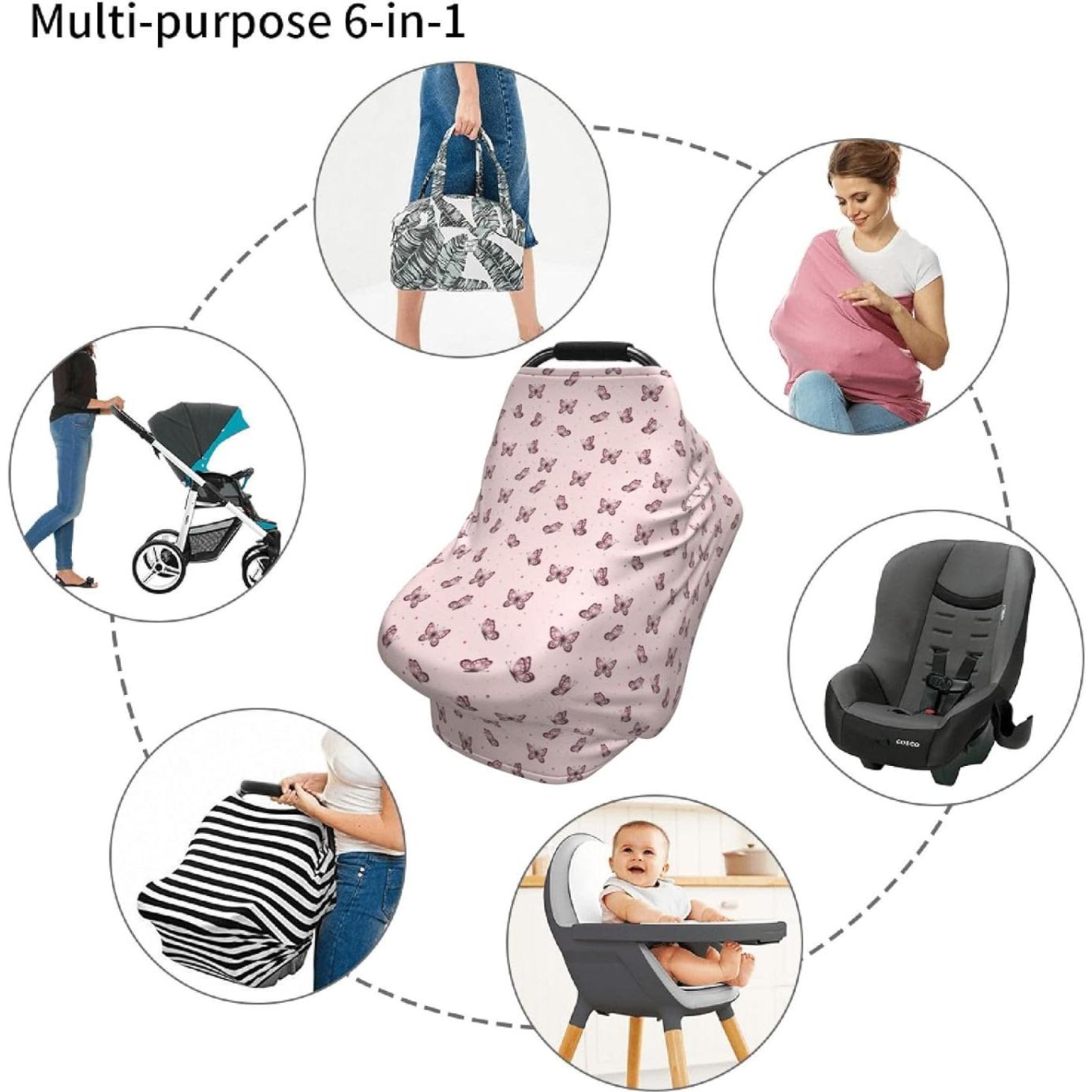 Capota para Silla de Auto Qwalnely Mariposa Multiusos