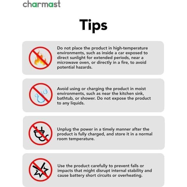 Cargador Portátil Charmast 5000mAh Carga Rápida 20W Rosa