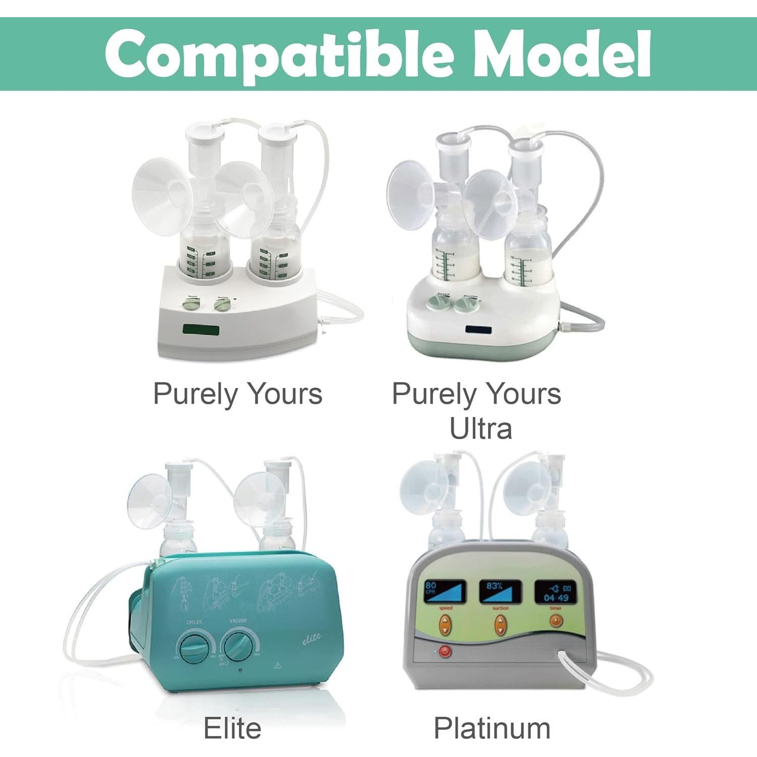 Partes de bomba Maymom para Ameda Purely Yours - Brida 22 mm