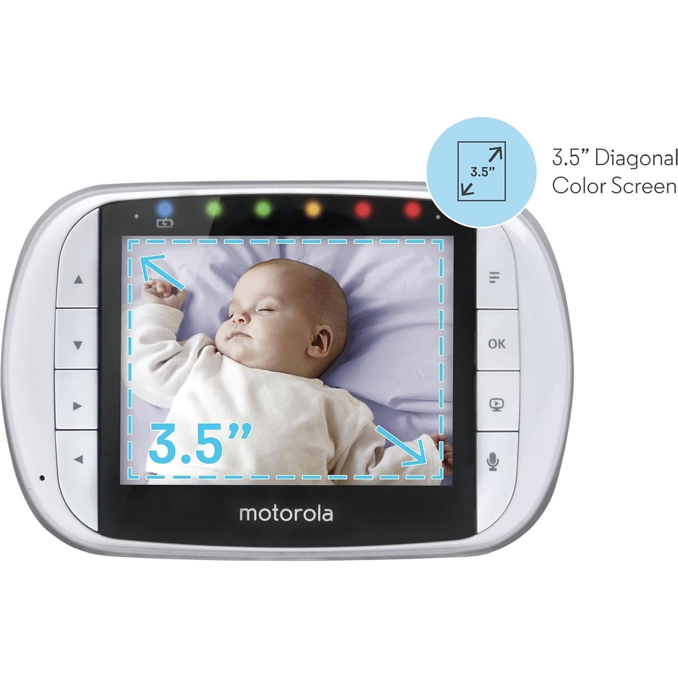 Monitor de Bebé Inalámbrico Motorola MBP36S LCD 3.5"