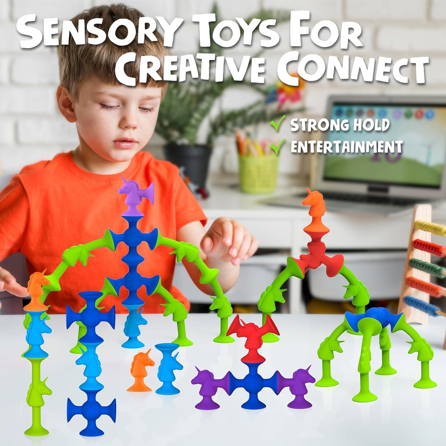 Juguetes de baño Guibola Unicornio 11 Piezas para Niños 3+