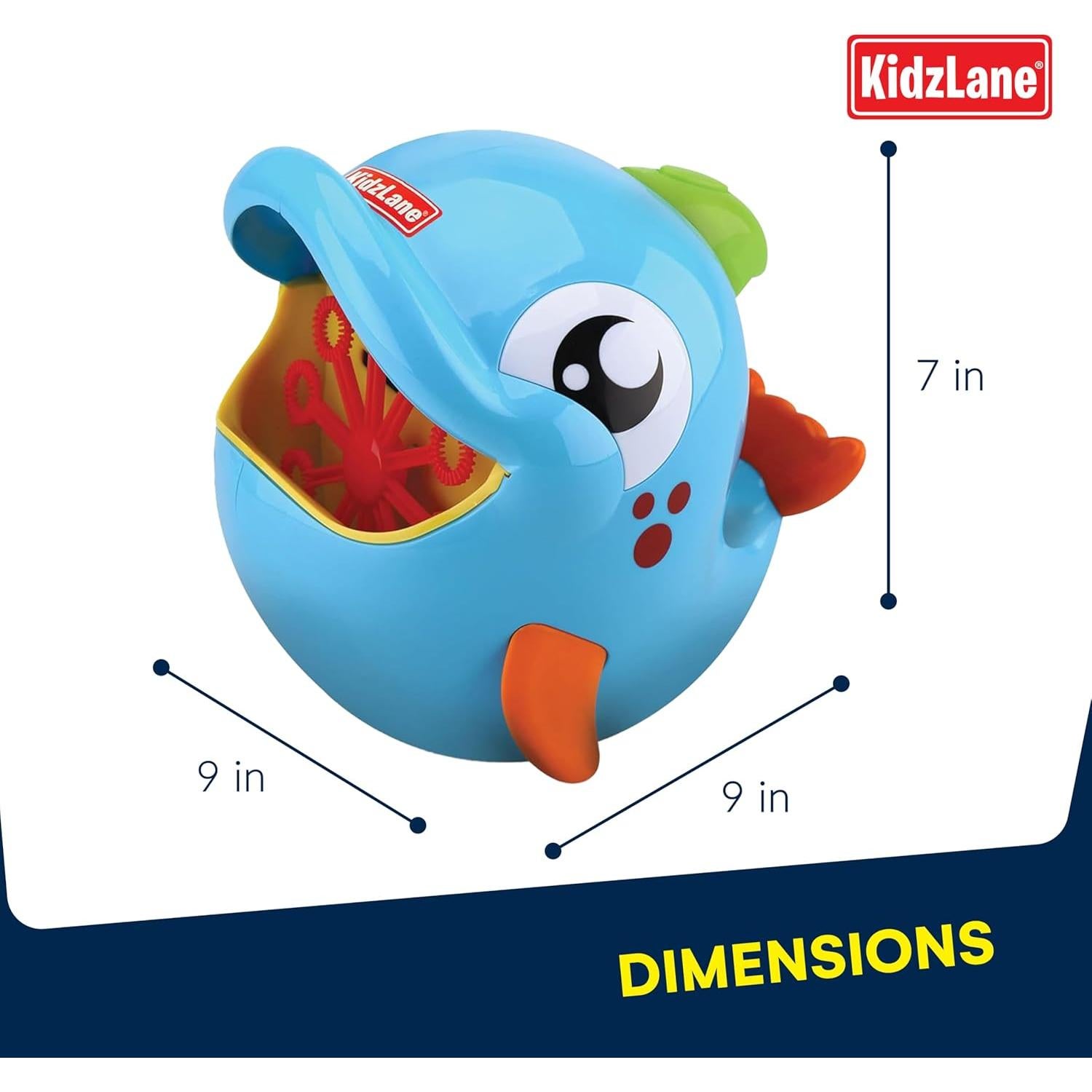 Máquina de Hacer Burbujas Kidzlane Delfín - 1000 Burbujas/min