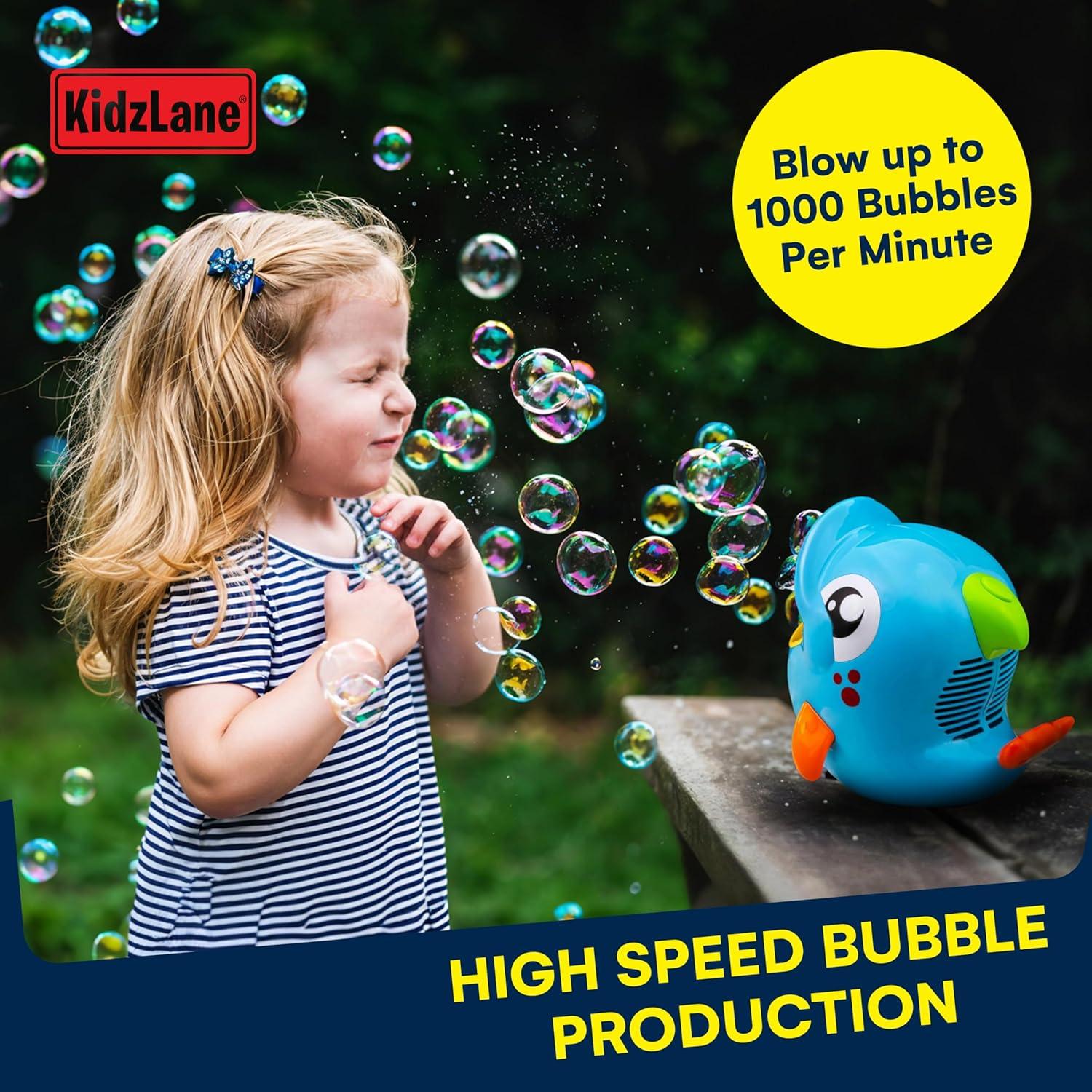 Máquina de Hacer Burbujas Kidzlane Delfín - 1000 Burbujas/min